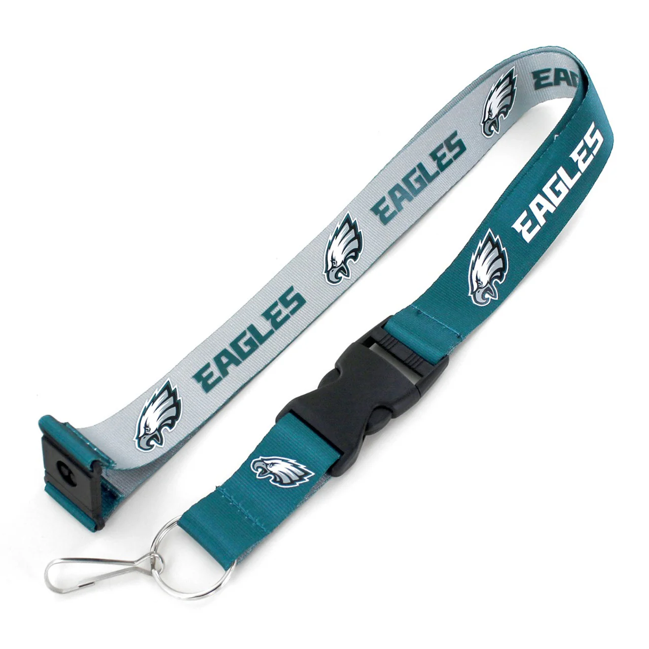 Philadelphia Eagles Lanyard Reversible Green/Gray - Image 2