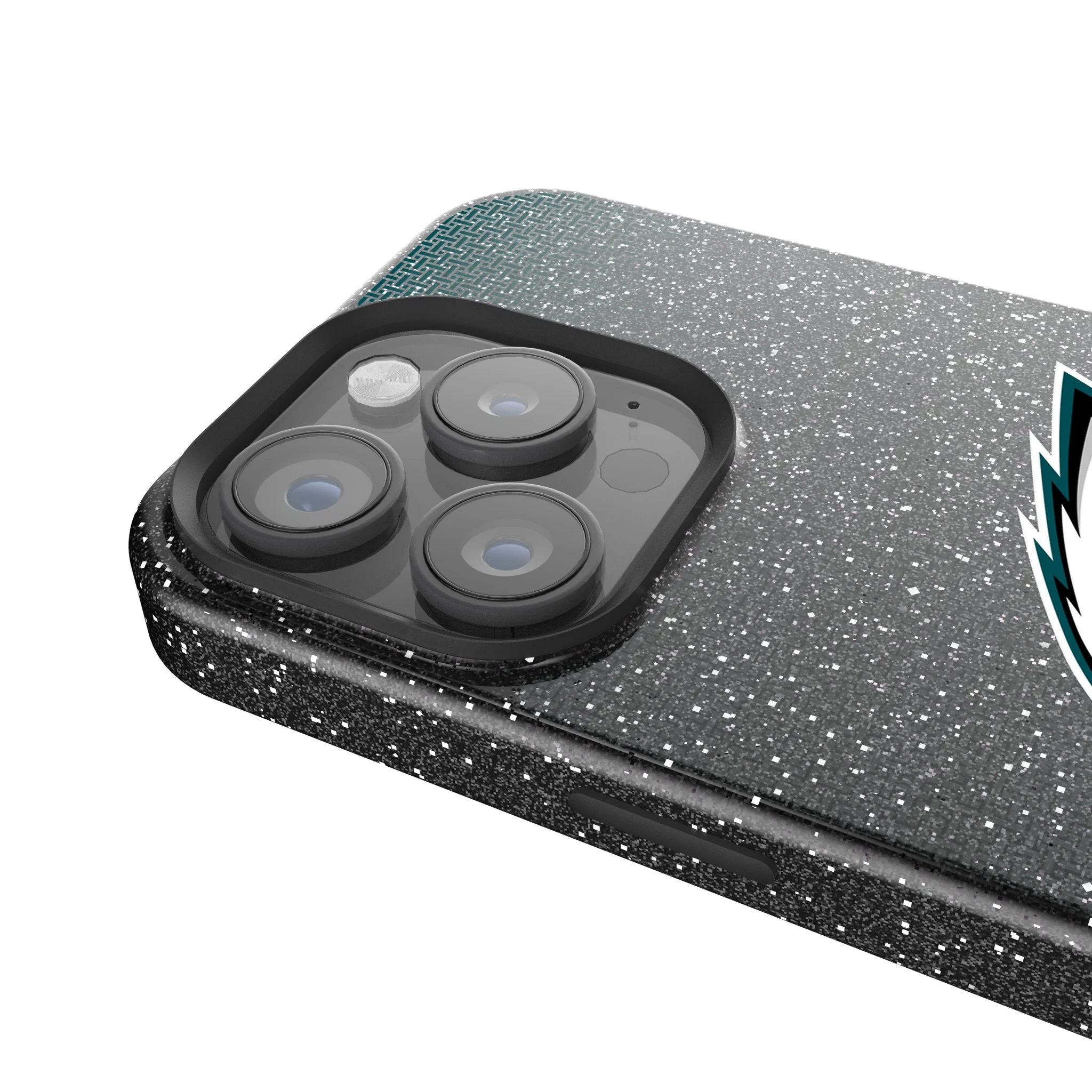 Philadelphia Eagles Linen Bling Phone Case for Apple iPhone - Image 4