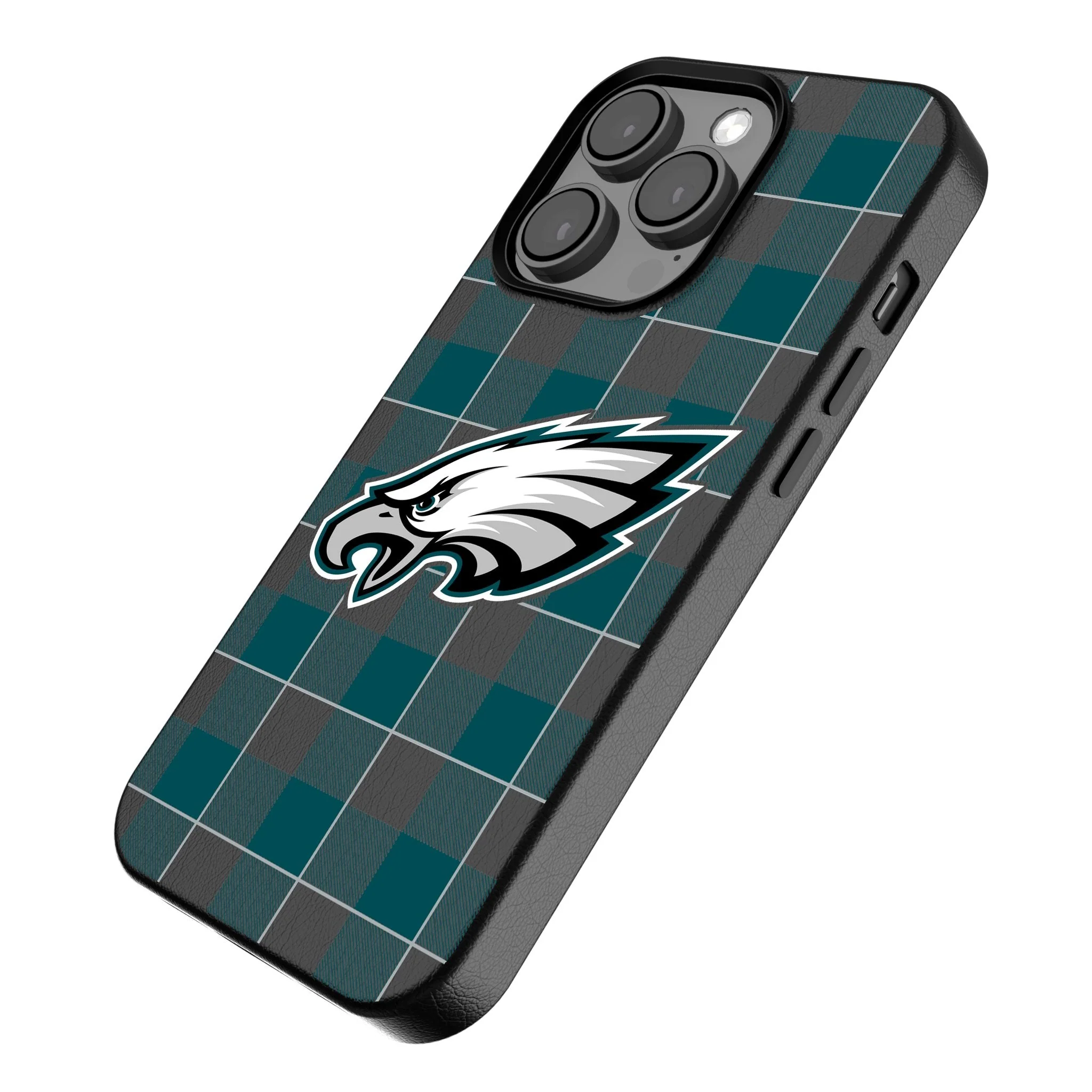 Philadelphia Eagles Plaid MagSafe Compatible Phone Case for Apple iPhone - Image 2