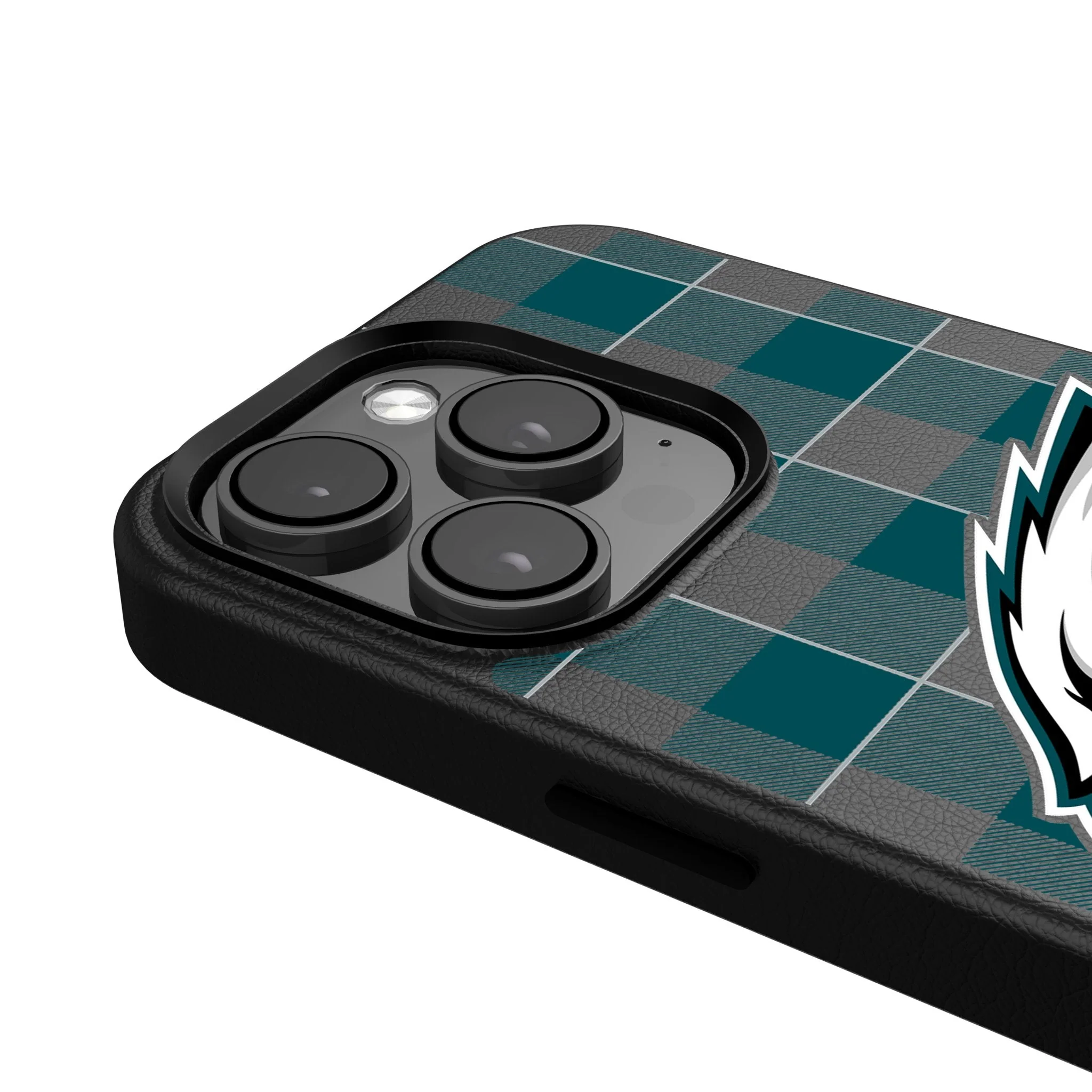 Philadelphia Eagles Plaid MagSafe Compatible Phone Case for Apple iPhone - Image 4