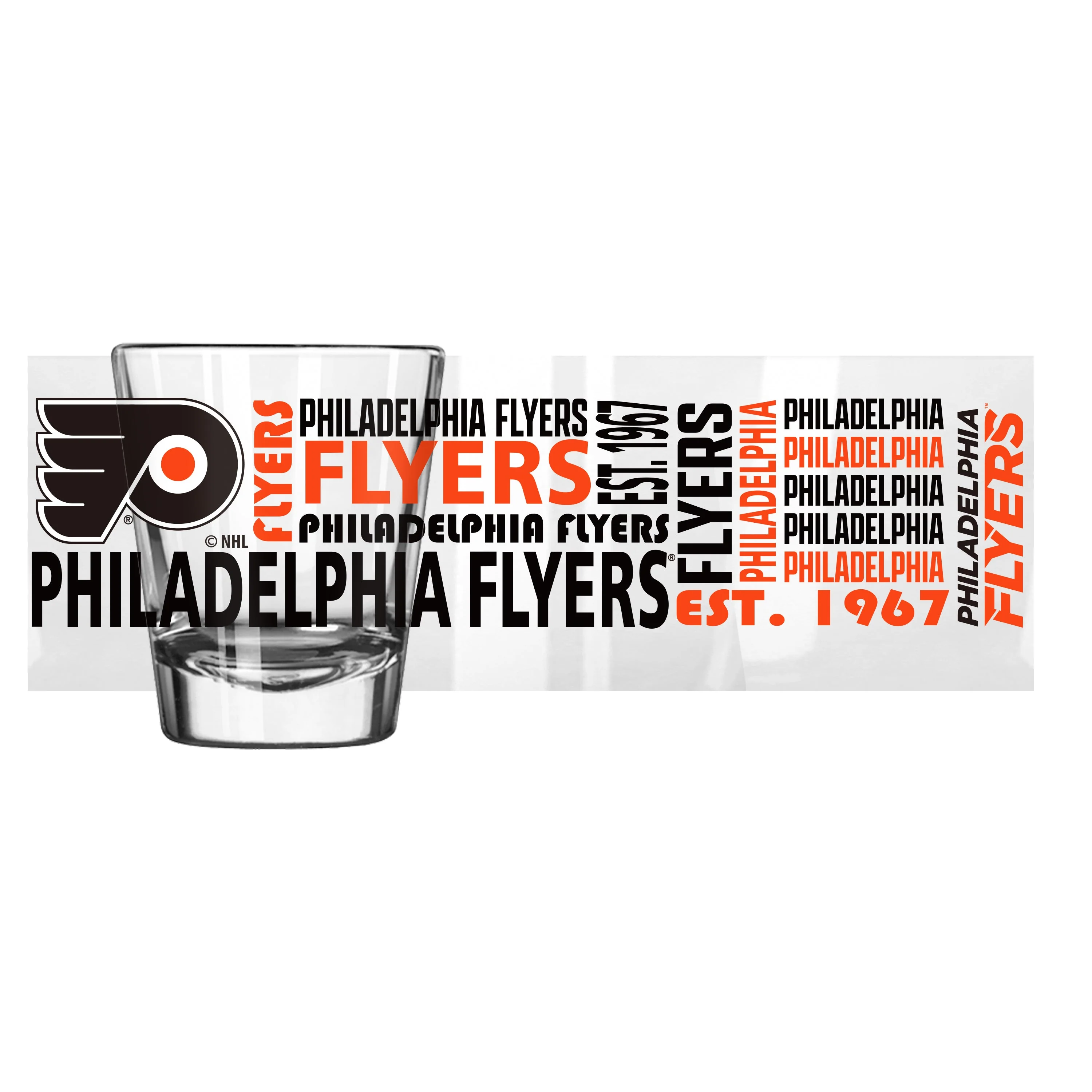 Philadelphia Flyers 2oz Spirit Shot Glass - Image 2