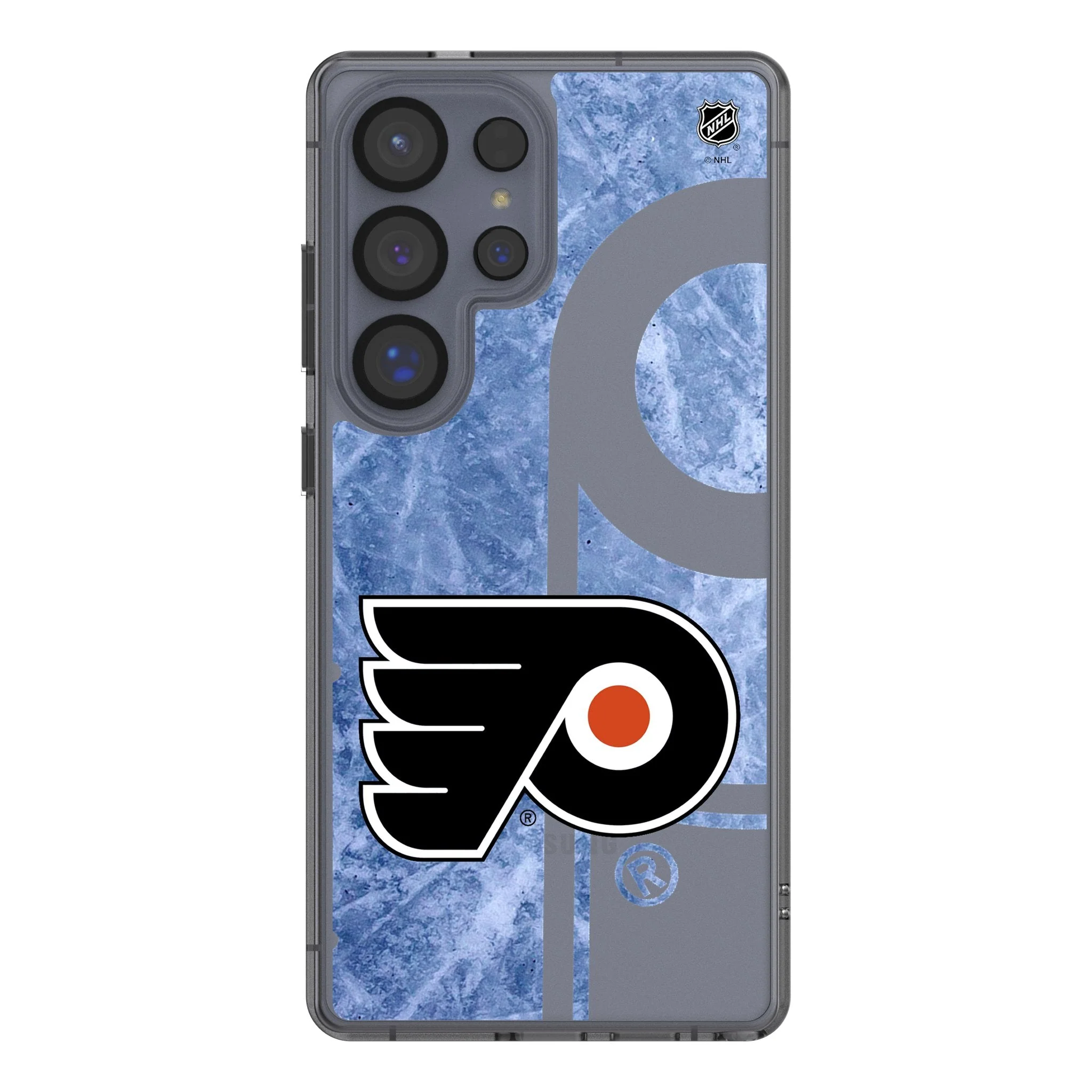 Philadelphia Flyers Ice Tilt Clear Phone Case for Samsung Galaxy
