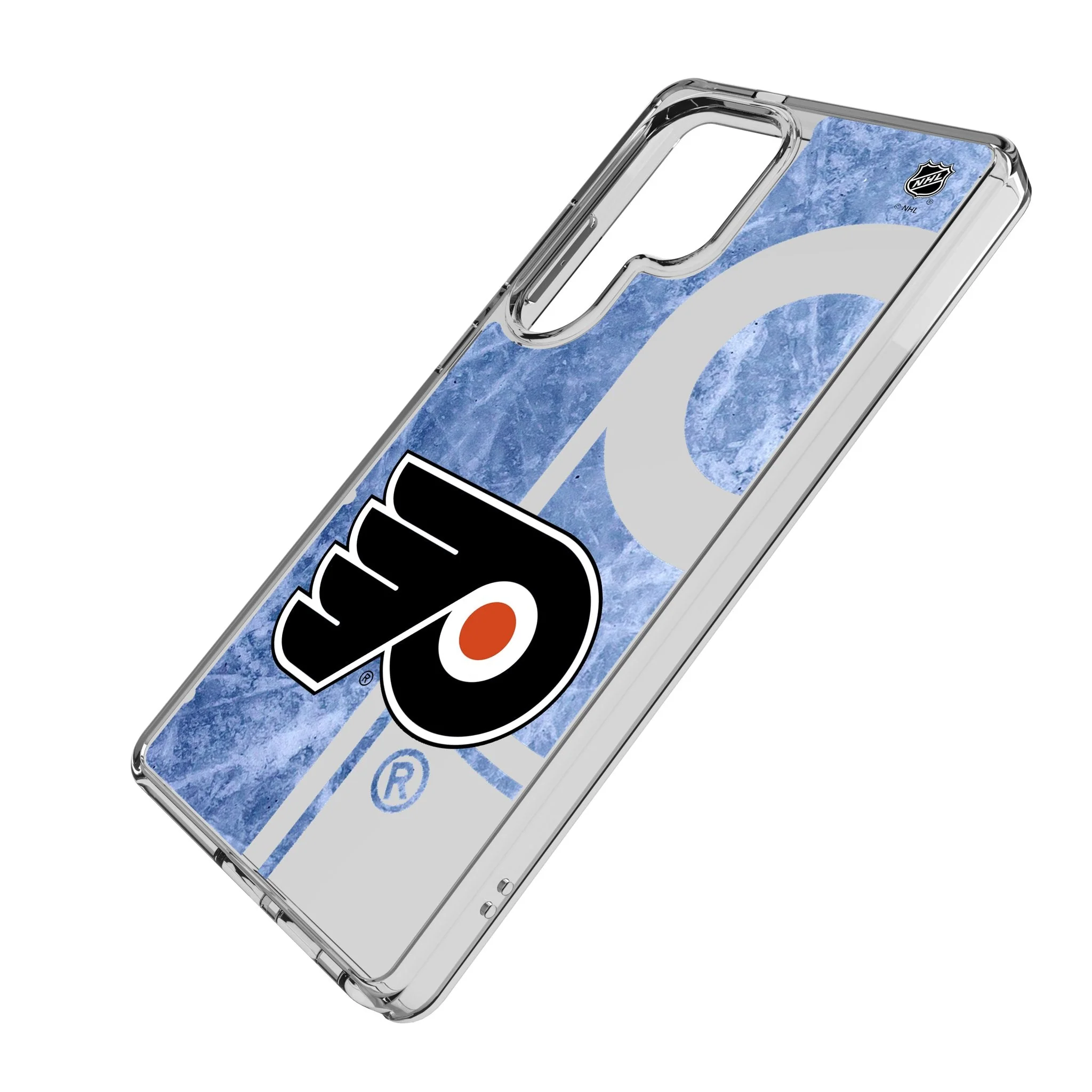 Philadelphia Flyers Ice Tilt Clear Phone Case for Samsung Galaxy - Image 2