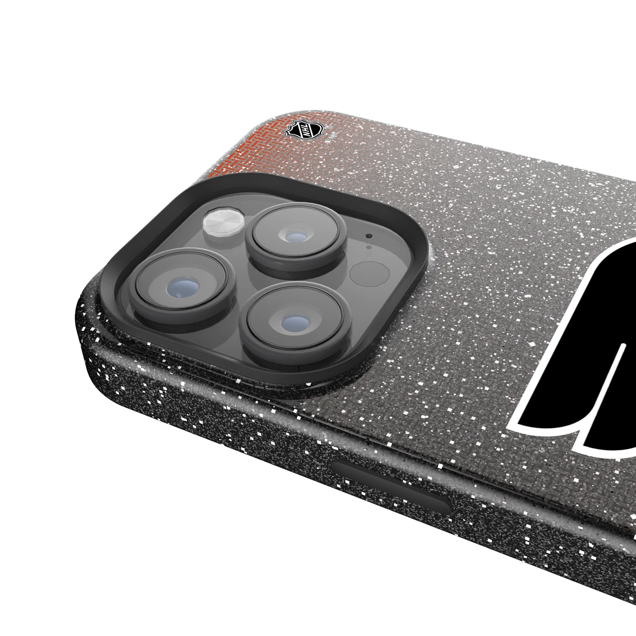 Philadelphia Flyers Linen Bling Phone Case for Apple iPhone - Image 4
