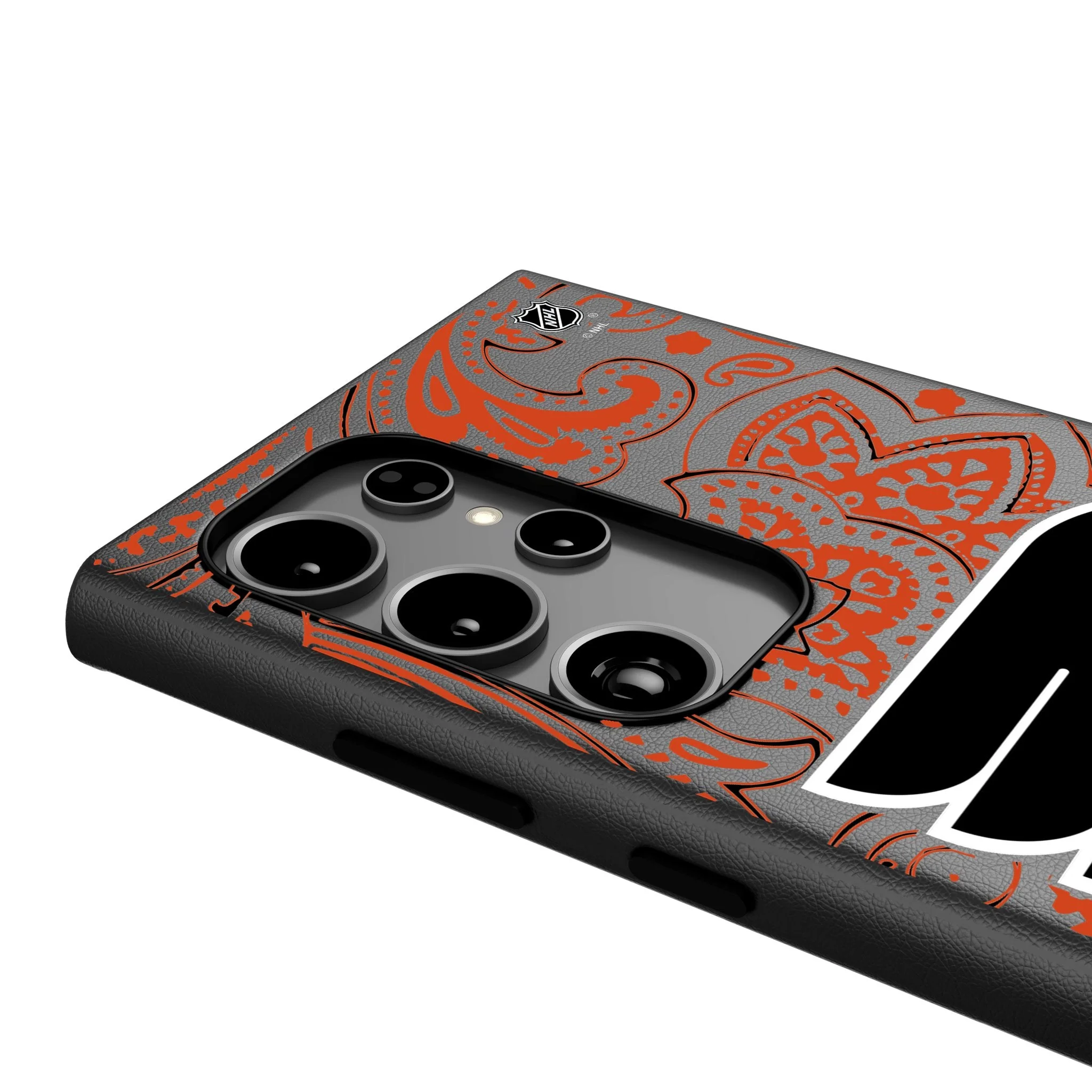 Philadelphia Flyers Paisley MagSafe Compatible Phone Case for Samsung Galaxy - Image 4