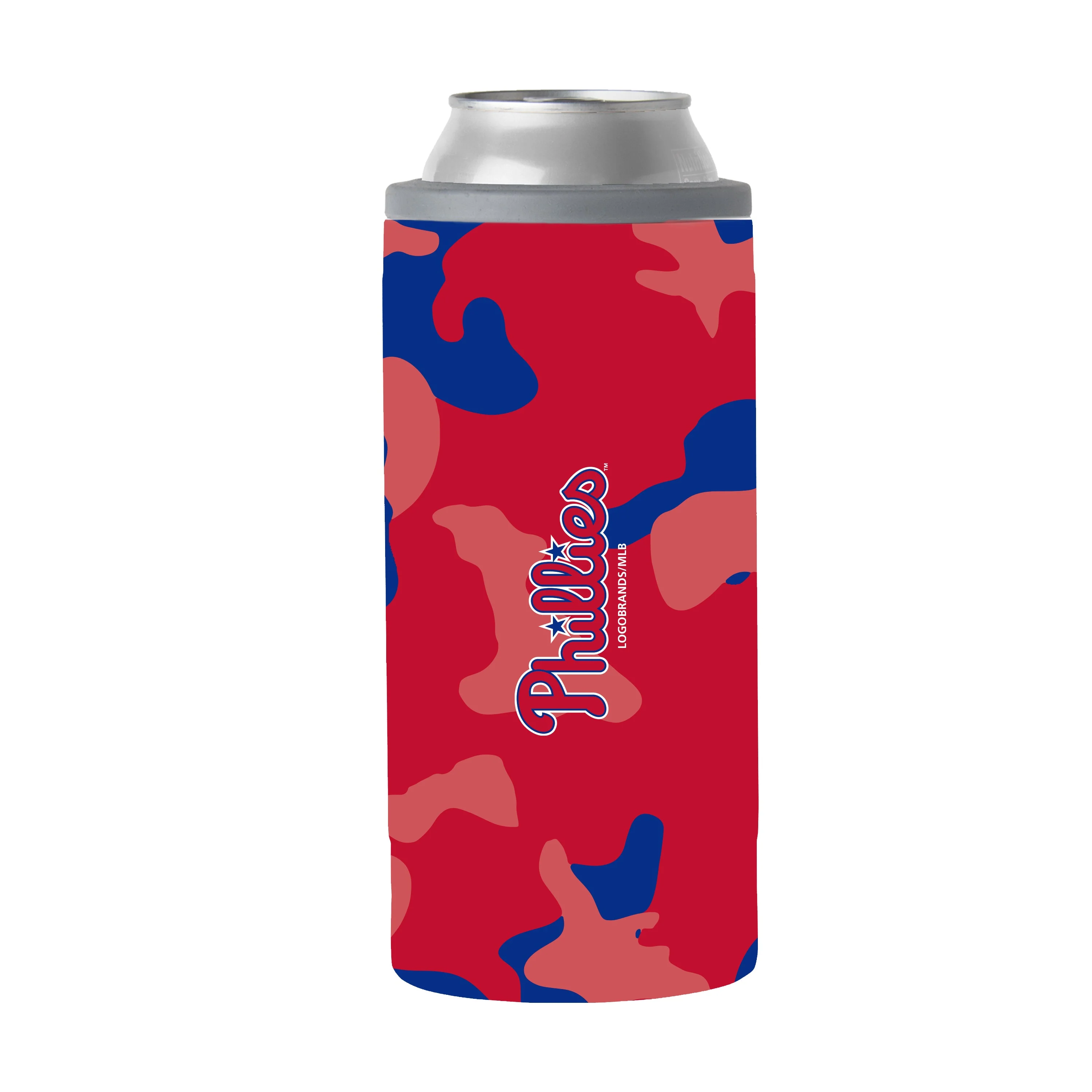 Philadelphia Phillies 12oz Camo Slim Can Coolie - Image 2