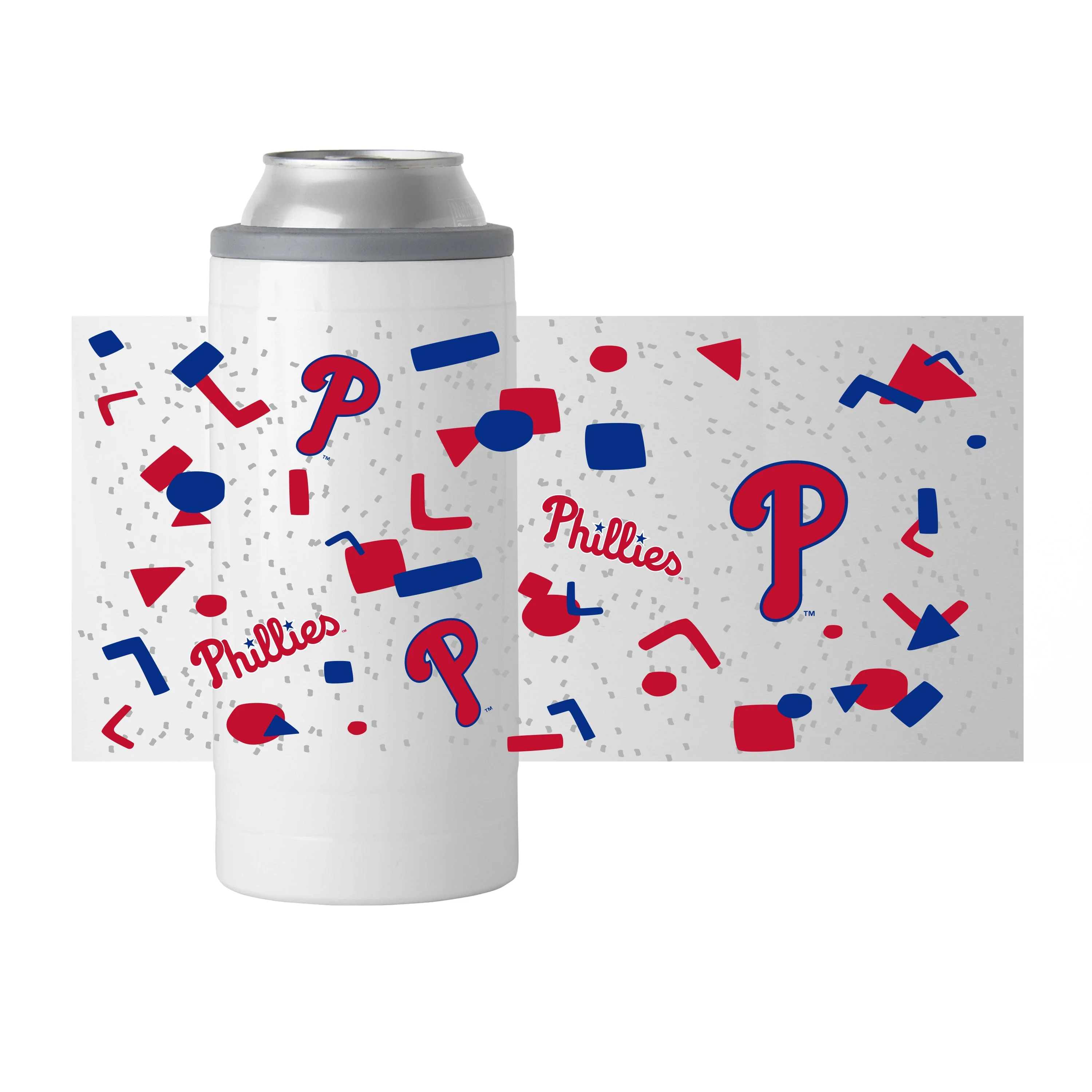 Philadelphia Phillies 12oz Flashback Slim Can Coolie - Image 2