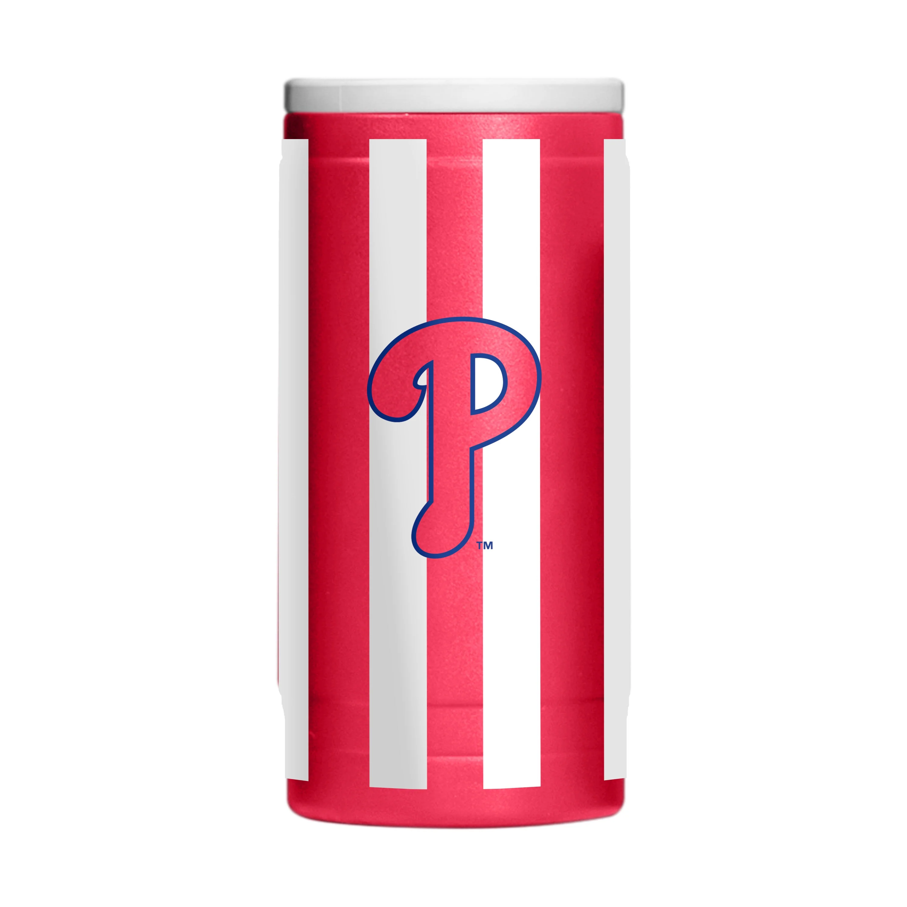 Philadelphia Phillies 12oz Striped Powdercoat SlimCan Coolie - Image 2