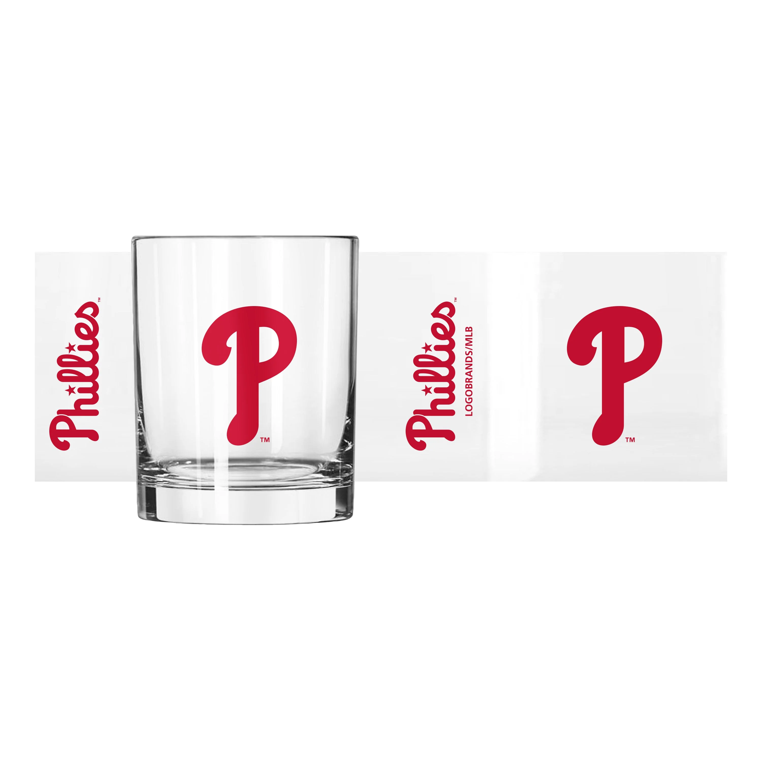 Philadelphia Phillies 14oz Gameday Rocks Glass - Image 2