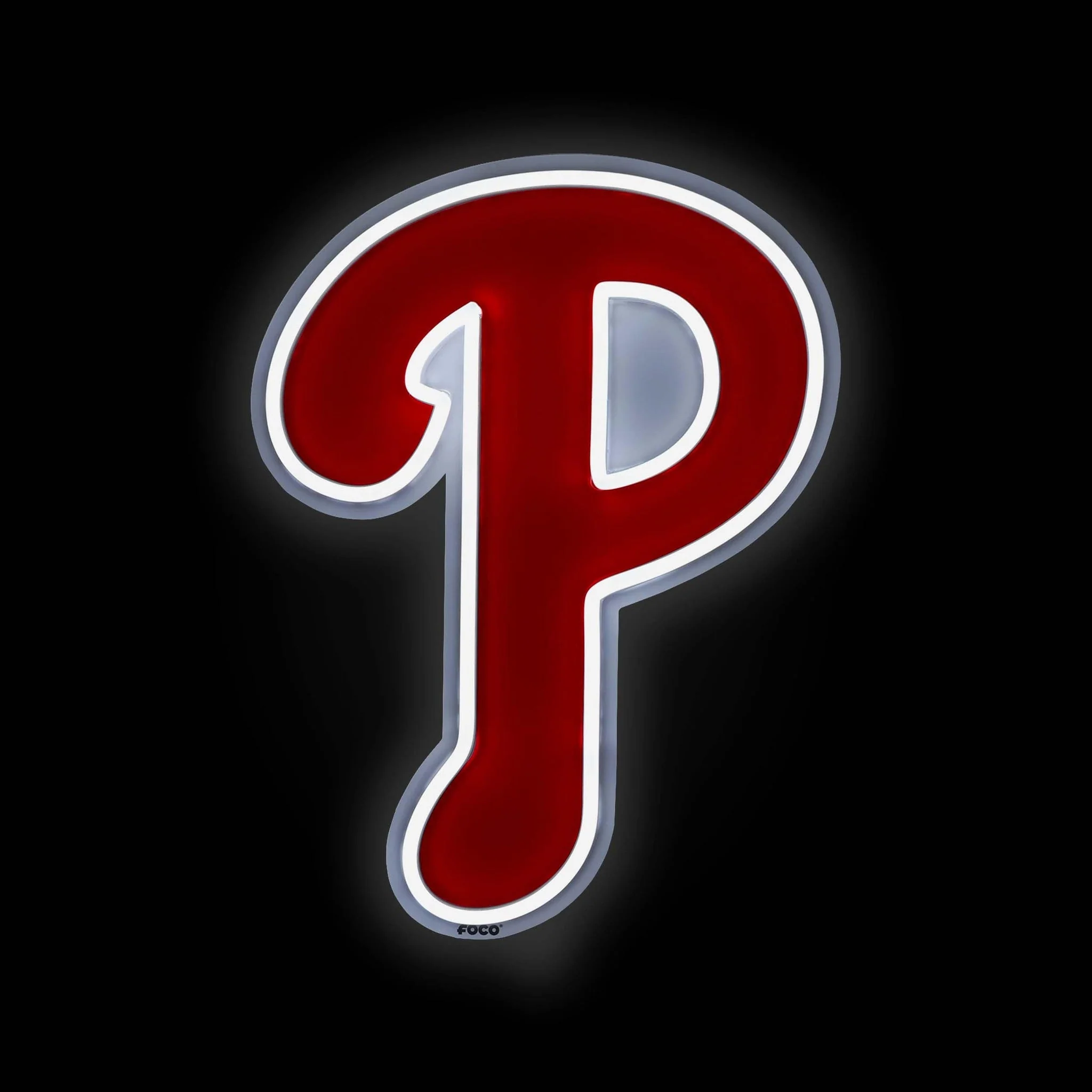 Philadelphia Phillies 15" LED Neon Light Up Team Logo Sign - Image 2
