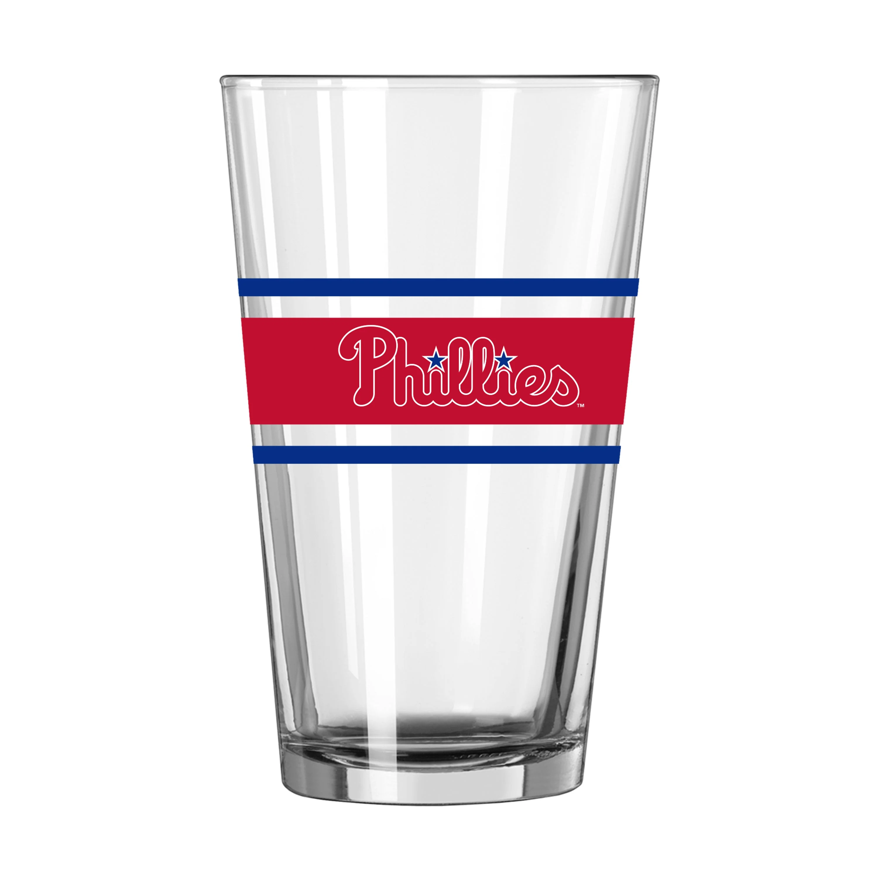 Philadelphia Phillies 16oz Stripe Pint Glass - Image 2
