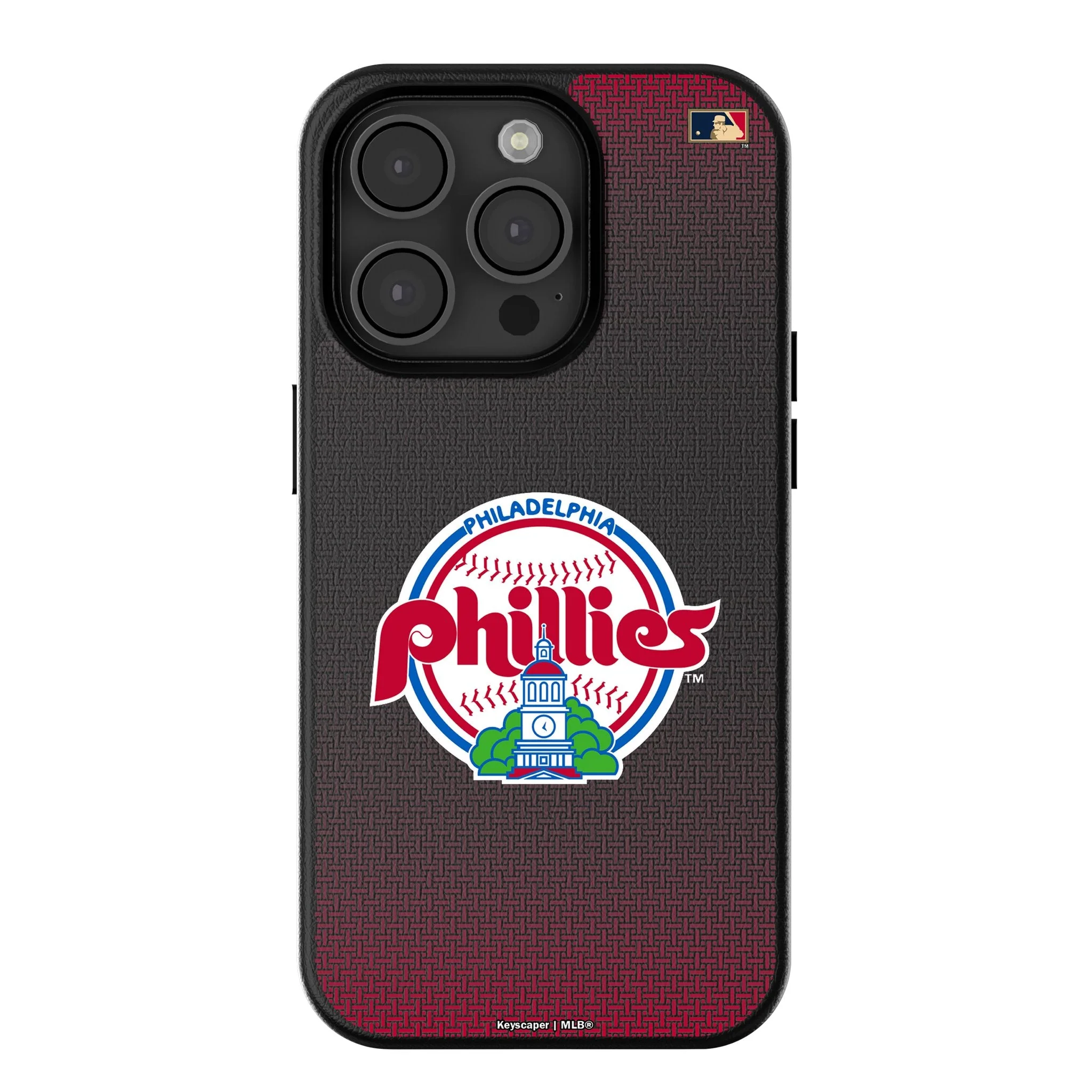 Philadelphia Phillies 1984-1991 - Cooperstown Collection Linen MagSafe Compatible Phone Case for Apple iPhone