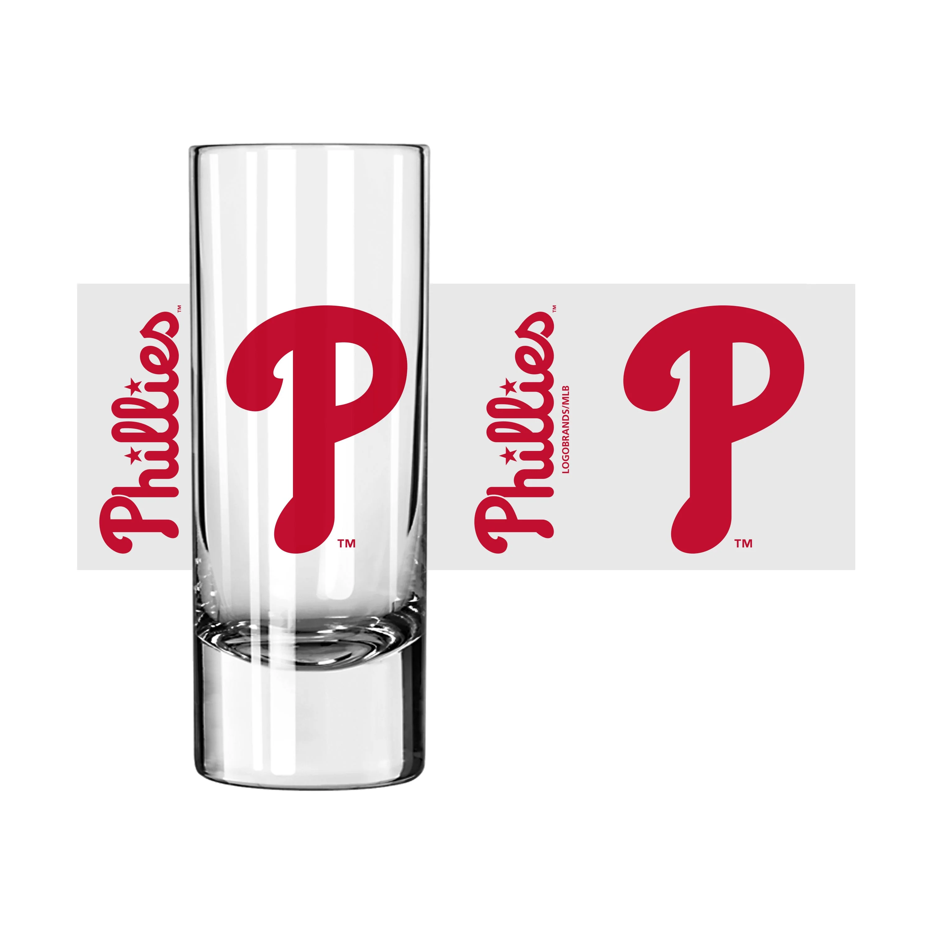 Philadelphia Phillies 2.5oz Gameday Shooter Glass - Image 2