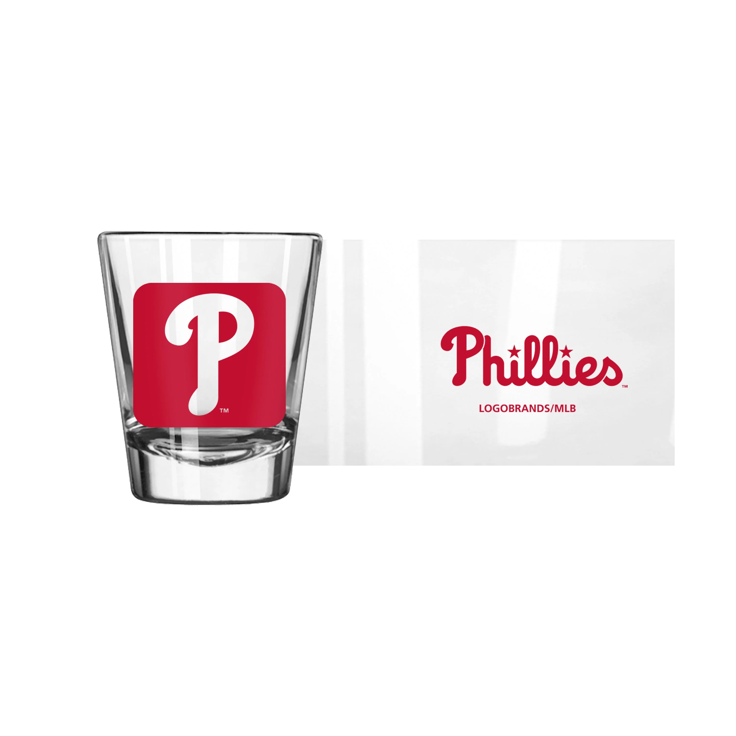Philadelphia Phillies 2oz Cube Shot Glass - Image 2