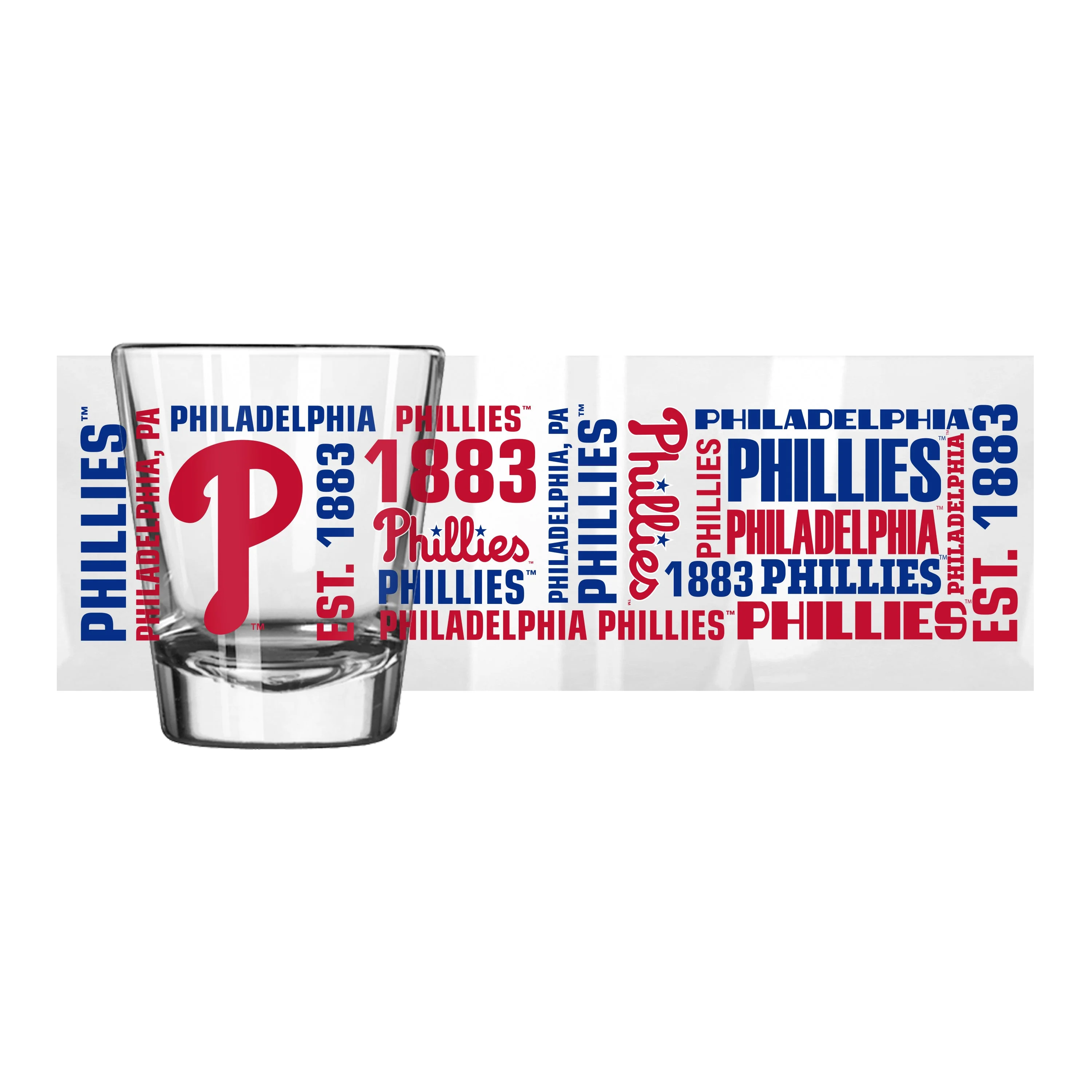 Philadelphia Phillies 2oz Spirit Shot Glass - Image 2