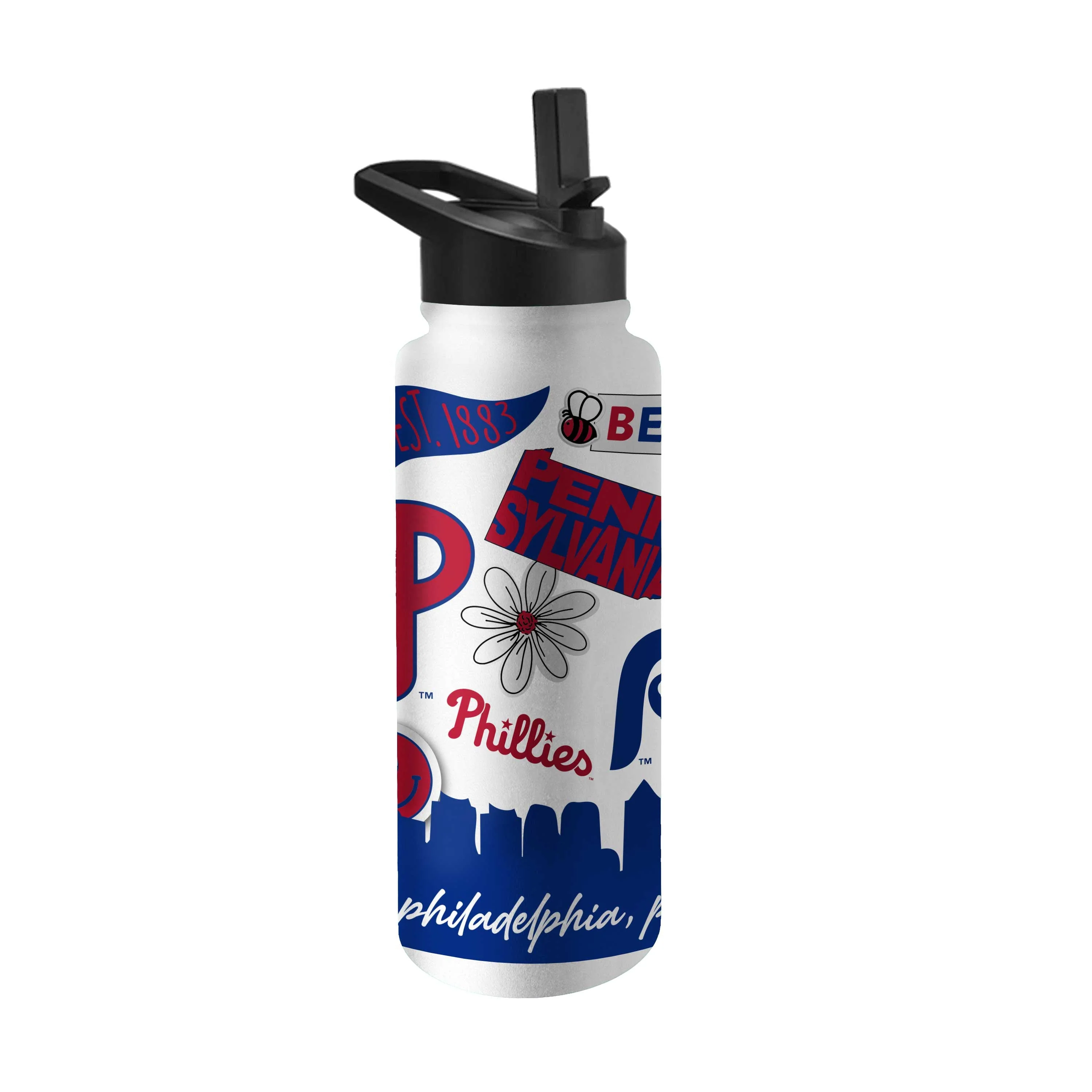 Philadelphia Phillies 34oz Native Quencher Bottle - Image 2