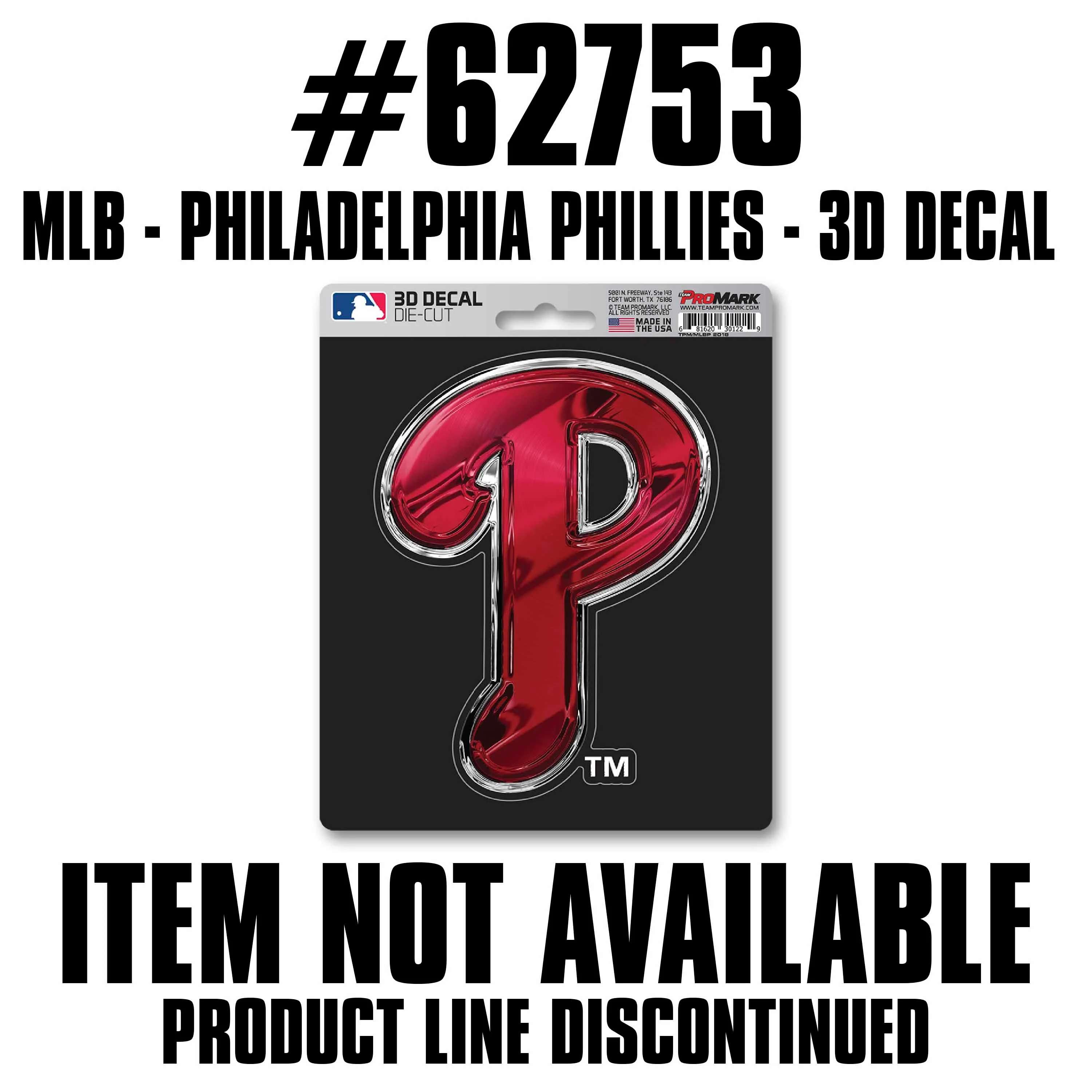 Philadelphia Phillies 3D Decal