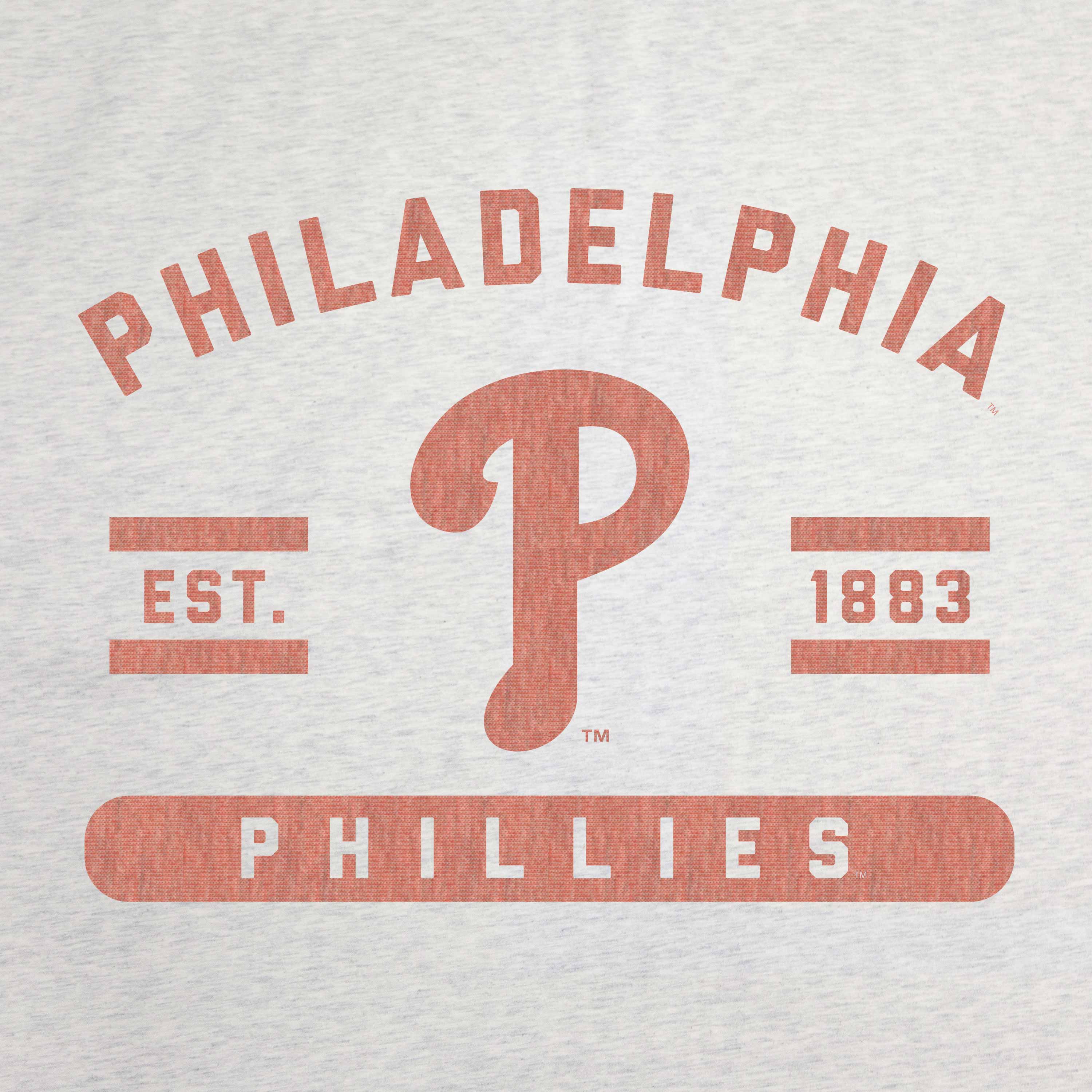 Philadelphia Phillies Oatmeal Sweatshirt Blanket - Image 2