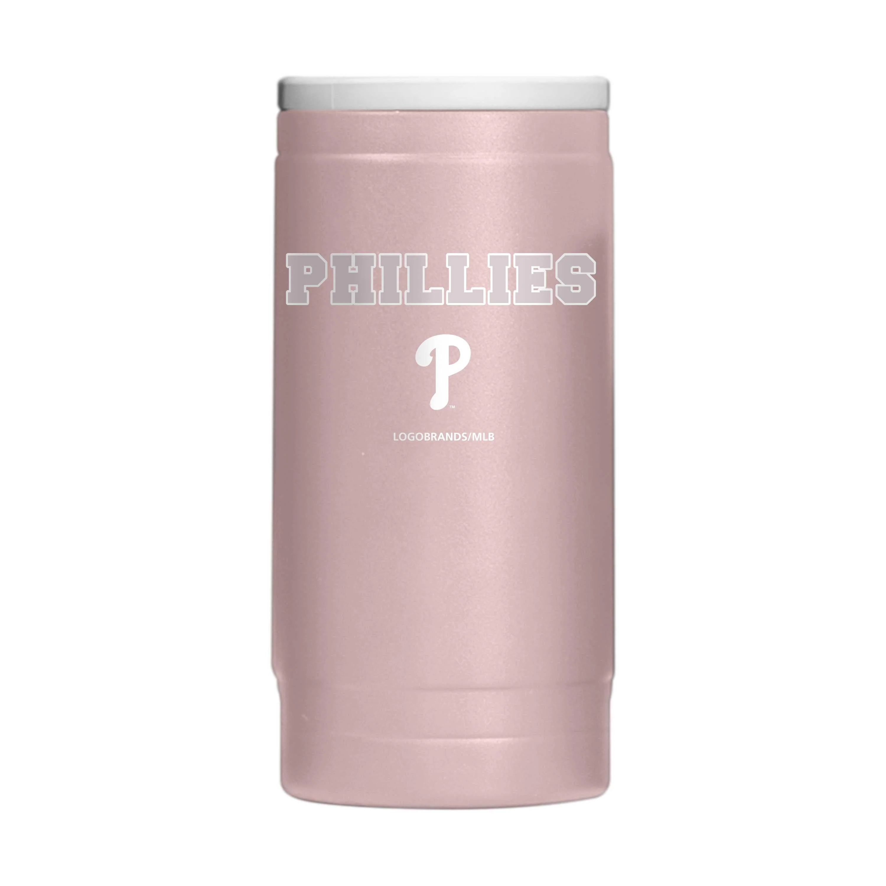 Philadelphia Phillies Stencil Powder Coat Slim Can Coolie - Image 2