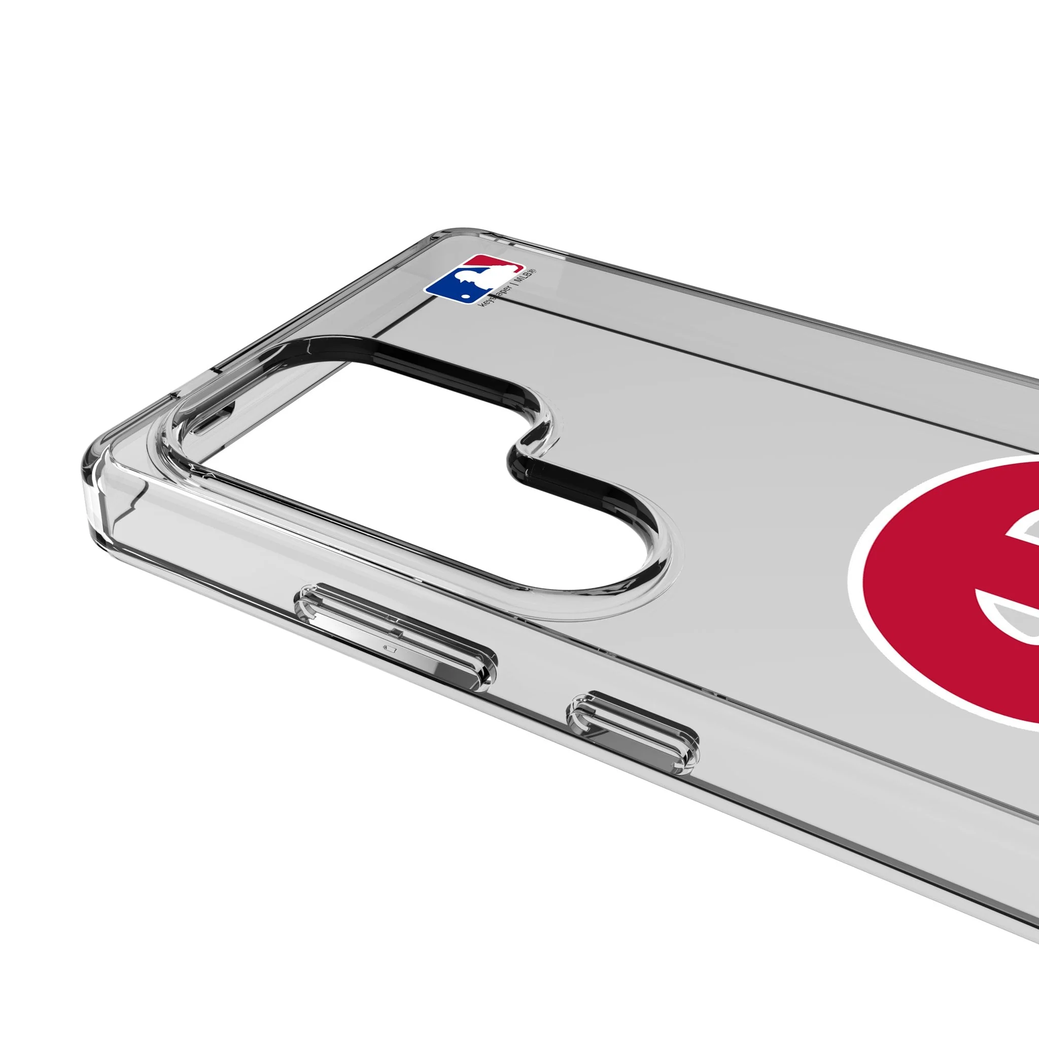 Philadelphia Phillies Text Backdrop Clear Phone Case for Samsung Galaxy - Image 3