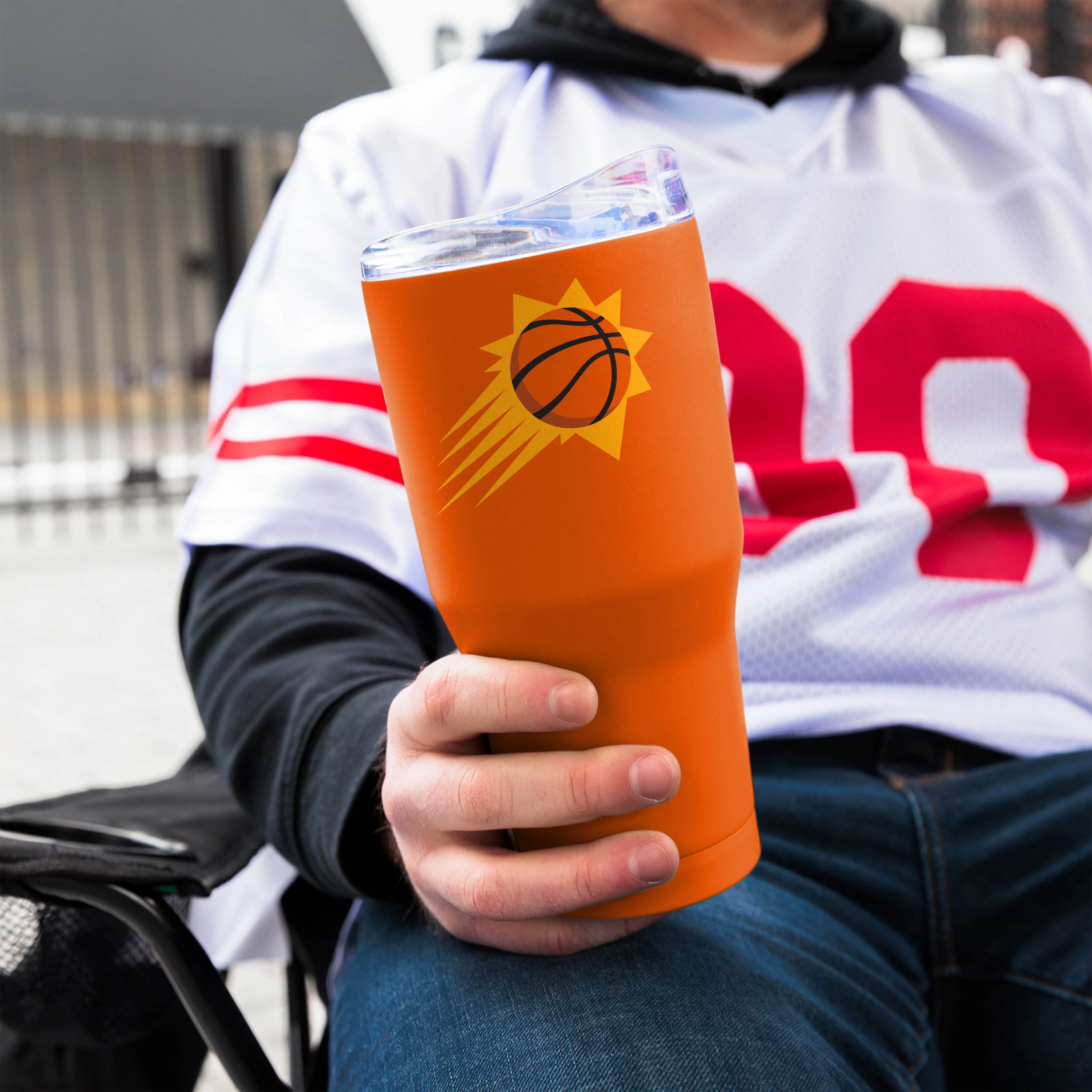 Phoenix Suns 30oz Flipside Powder Coat Tumbler - Image 4