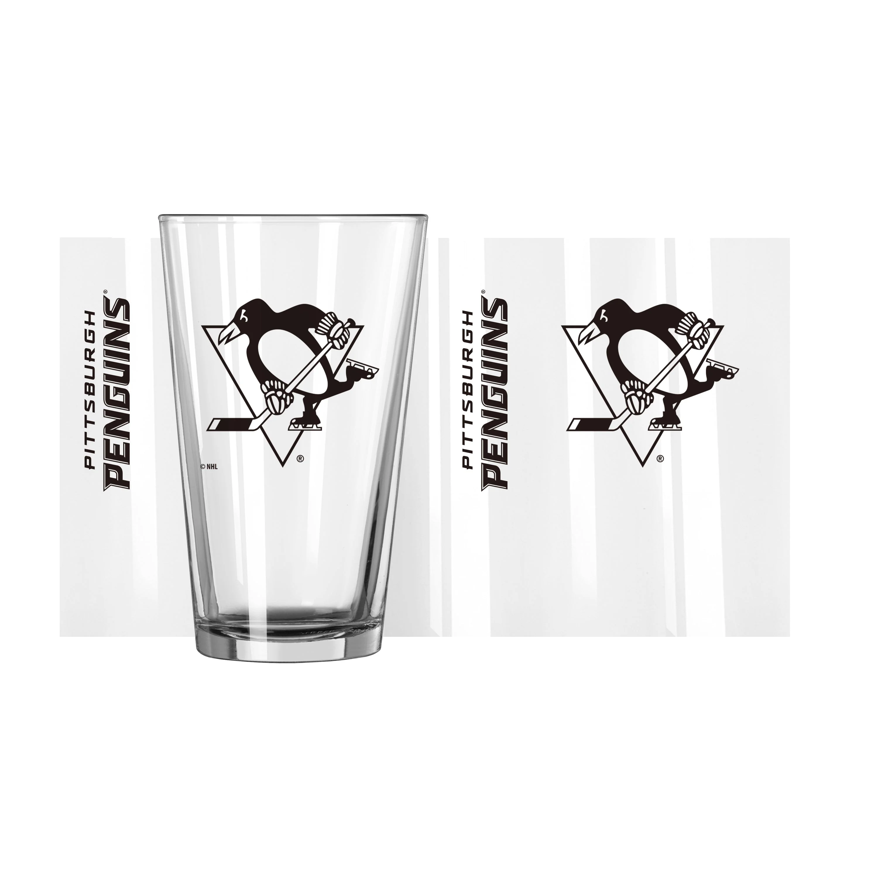Pittsburgh Penguins 16oz Gameday Pint Glass - Image 2