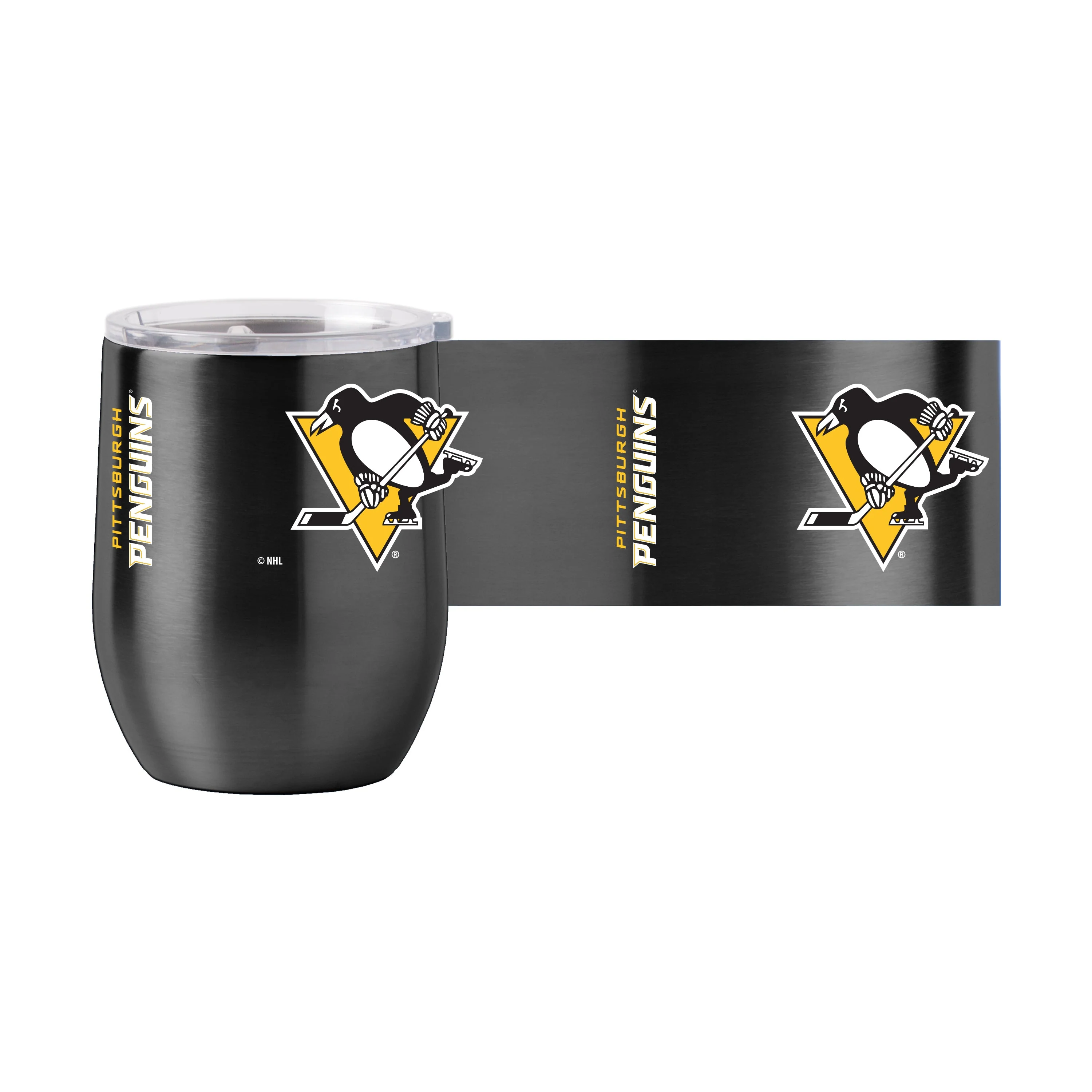 Pittsburgh Penguins 16oz Gameday Stainless Curved Beverage - Image 2