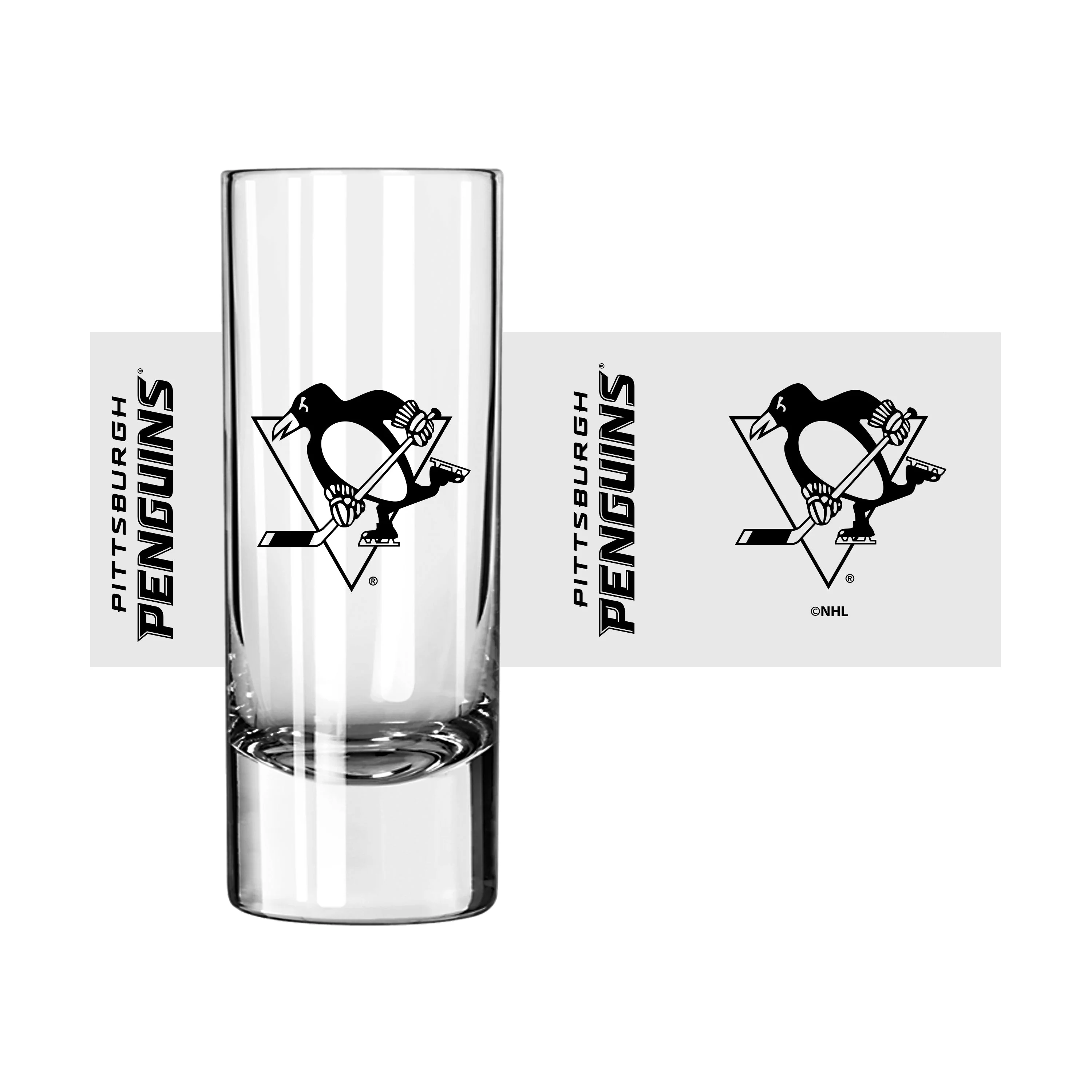Pittsburgh Penguins 2.5oz Gameday Shooter Glass - Image 2