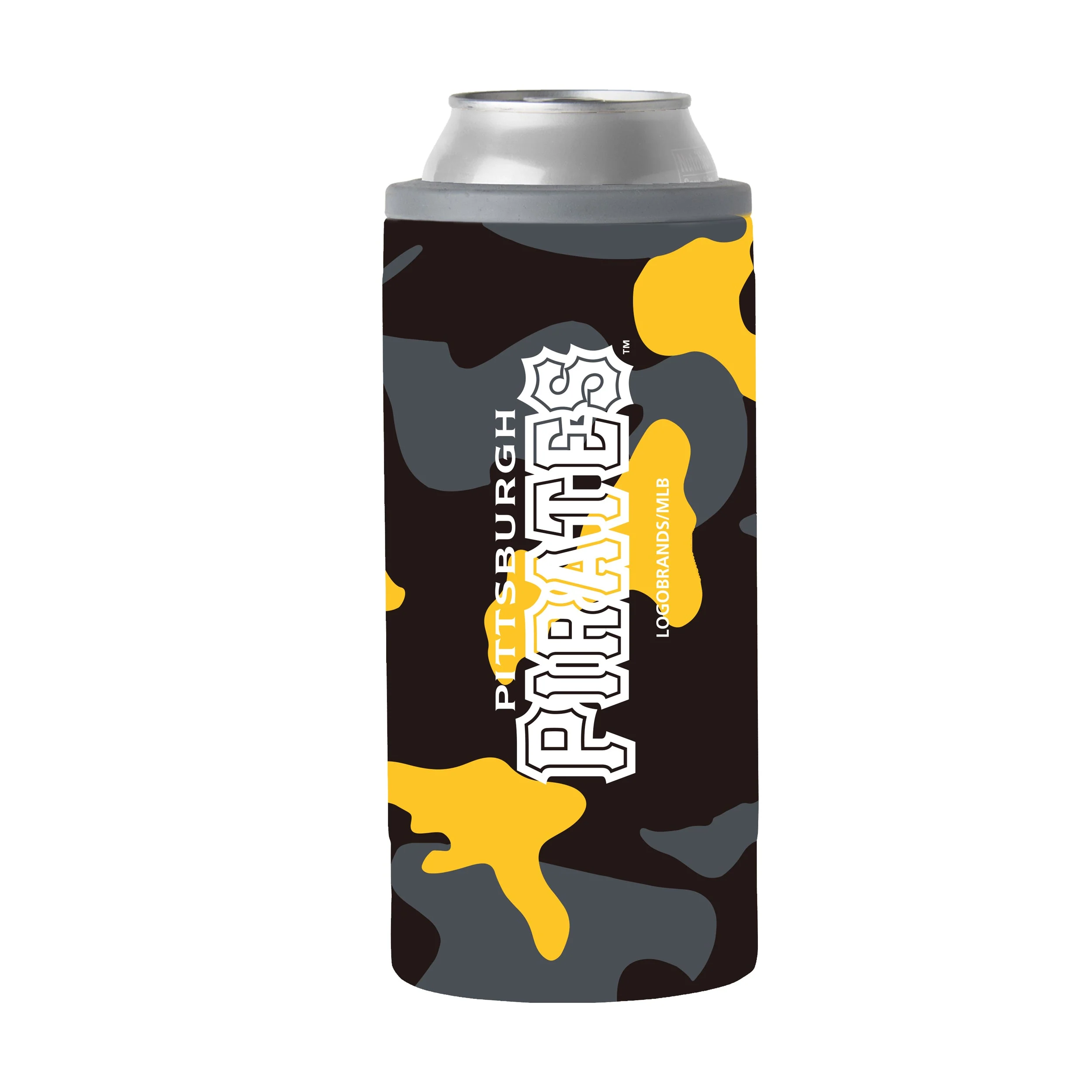 Pittsburgh Pirates 12oz Camo Slim Can Coolie - Image 2