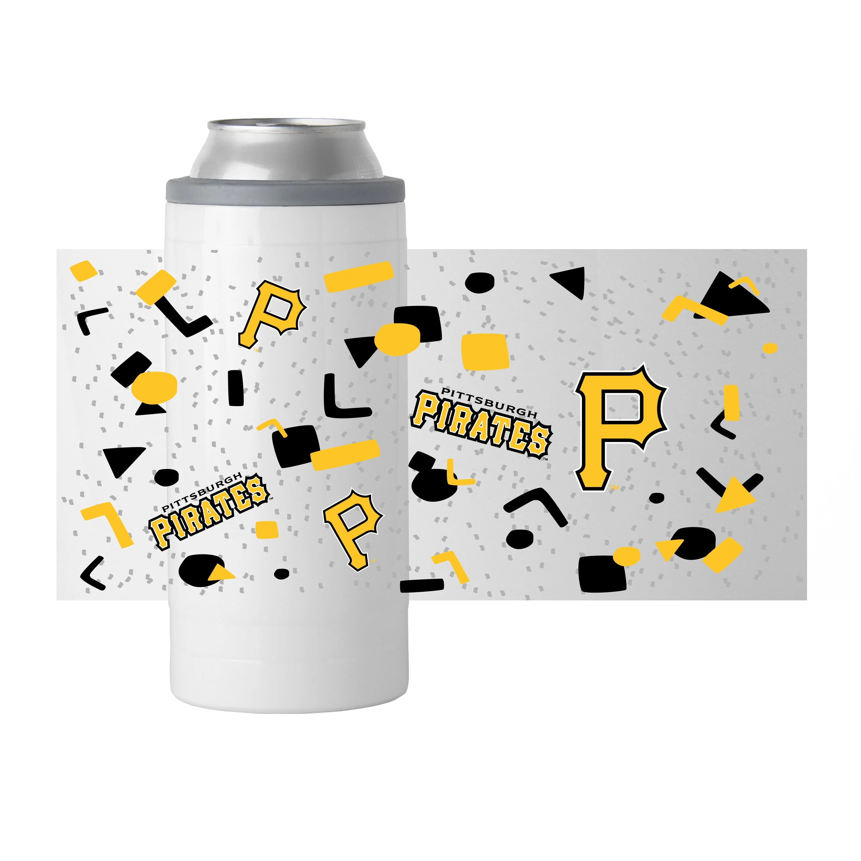 Pittsburgh Pirates 12oz Flashback Slim Can Coolie - Image 2