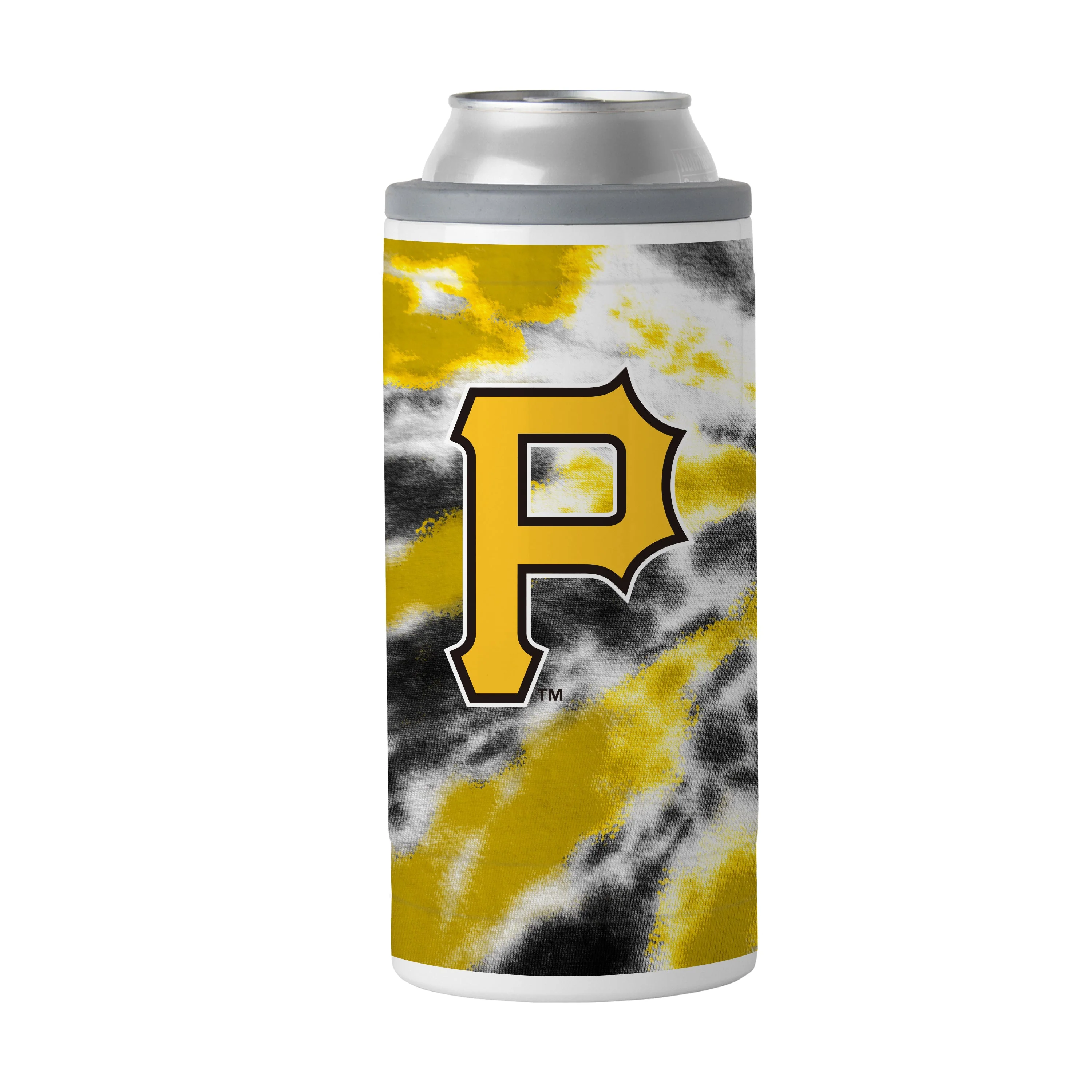 Pittsburgh Pirates 12oz Tie Dye Slim Can Coolie - Image 2