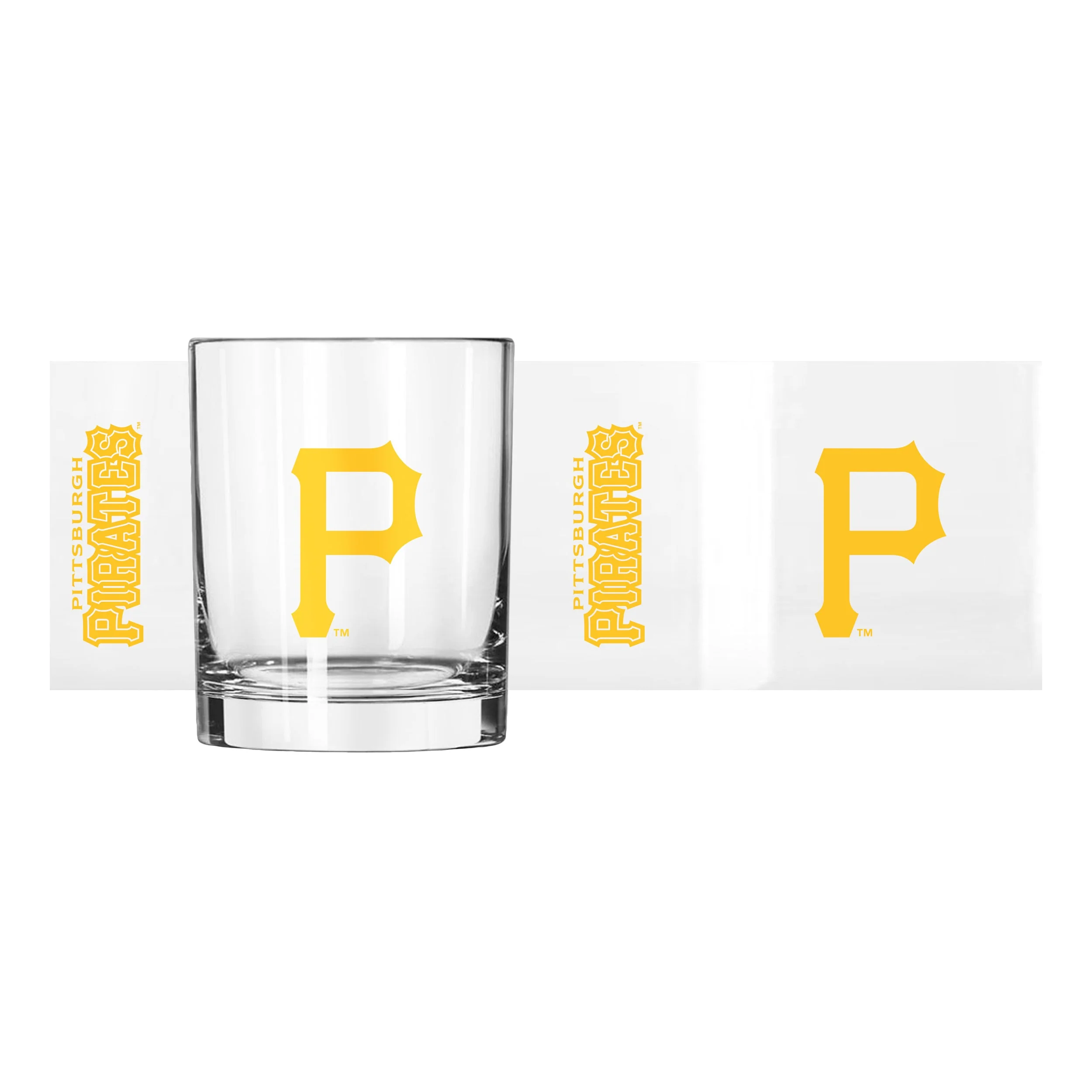 Pittsburgh Pirates 14oz Gameday Rocks Glass - Image 2