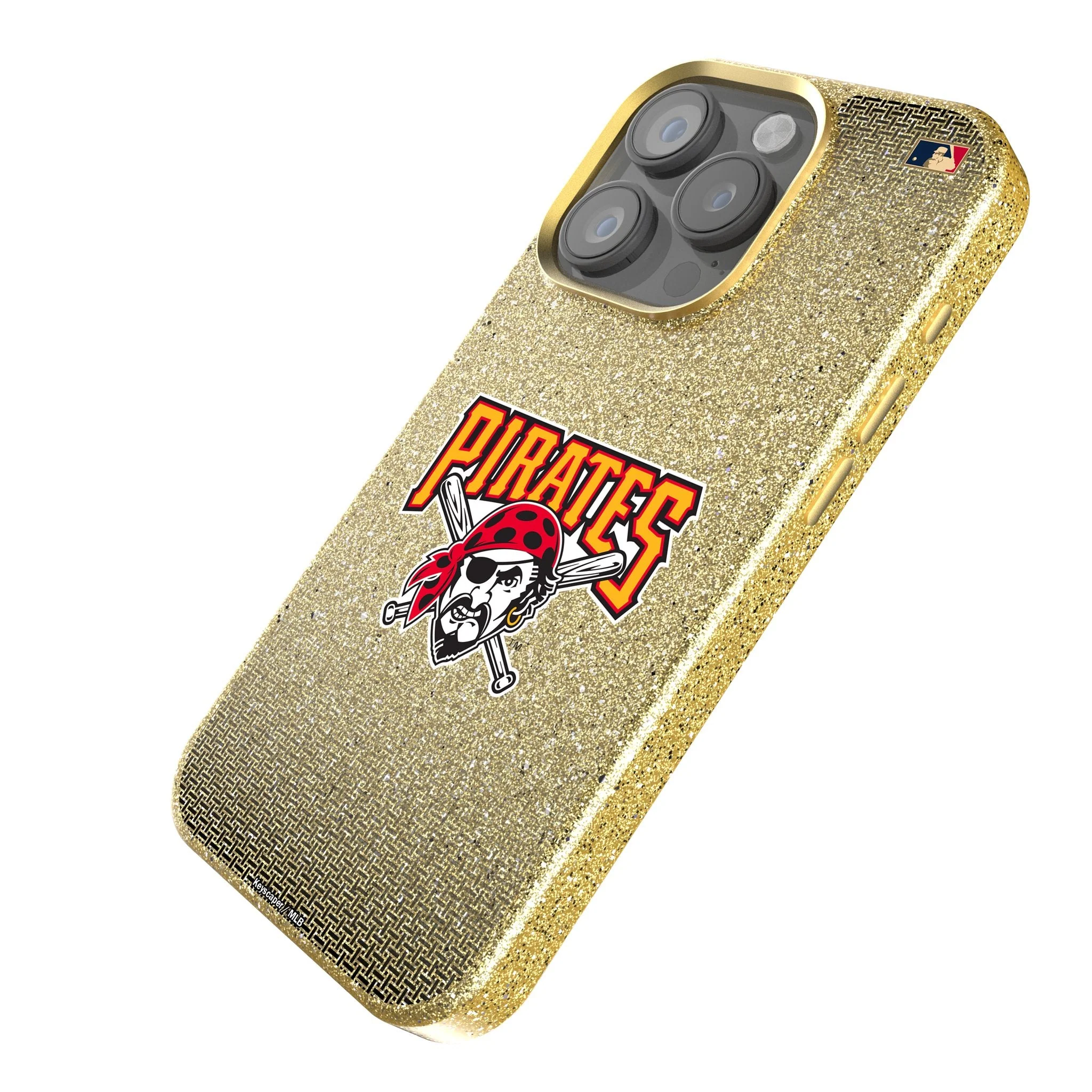 Pittsburgh Pirates 1997-2013 - Cooperstown Collection Linen Bling Phone Case for Apple iPhone - Image 2