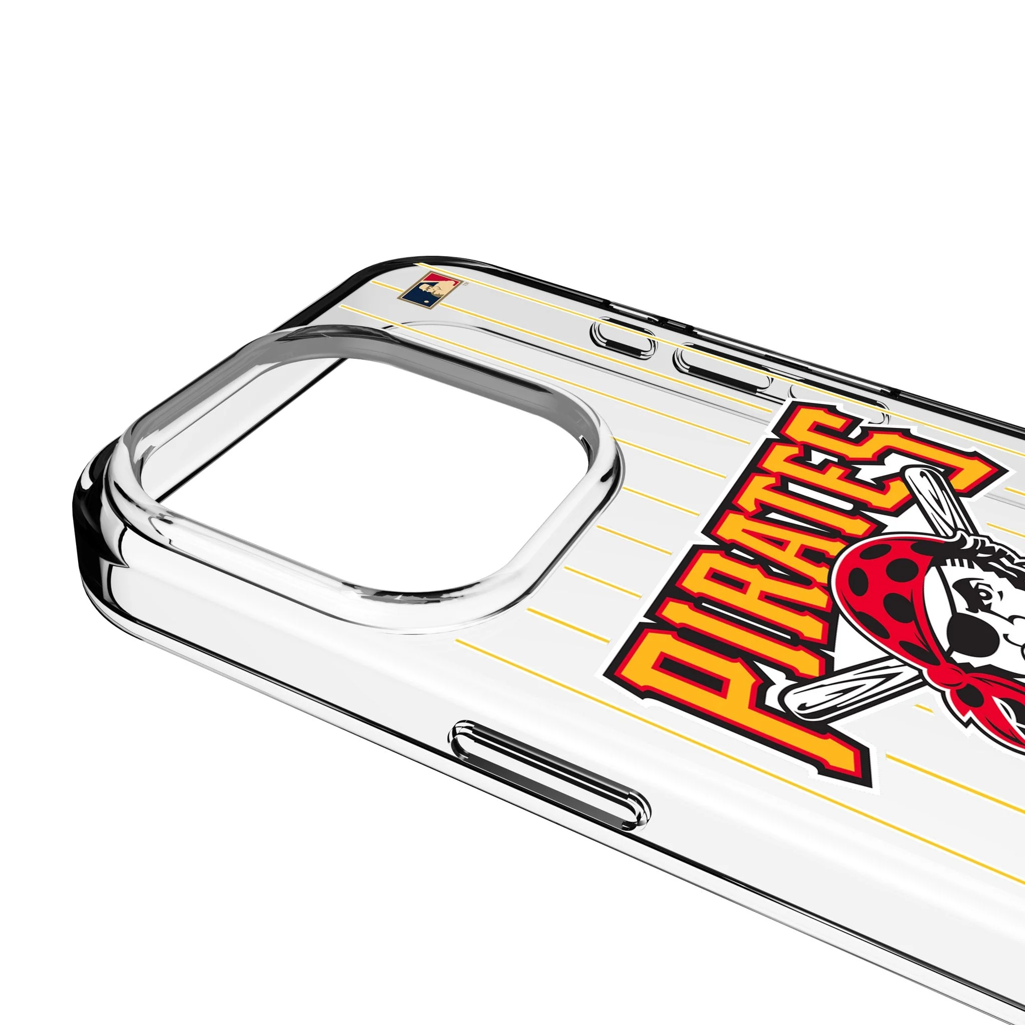 Pittsburgh Pirates 1997-2013 - Cooperstown Collection Pinstripe Clear Phone Case for Apple iPhone - Image 3