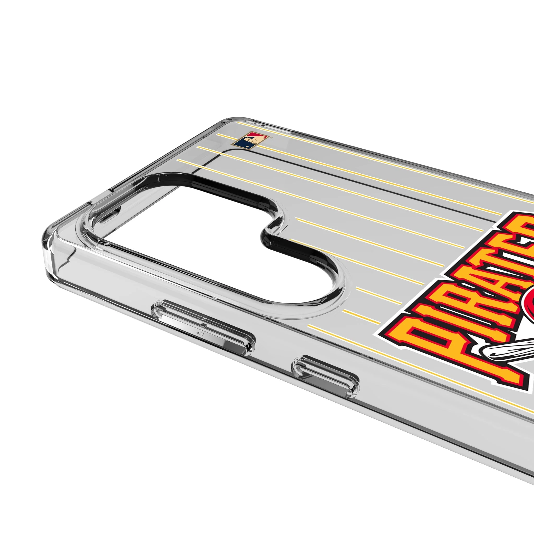 Pittsburgh Pirates 1997-2013 - Cooperstown Collection Pinstripe Clear Phone Case for Samsung Galaxy - Image 3