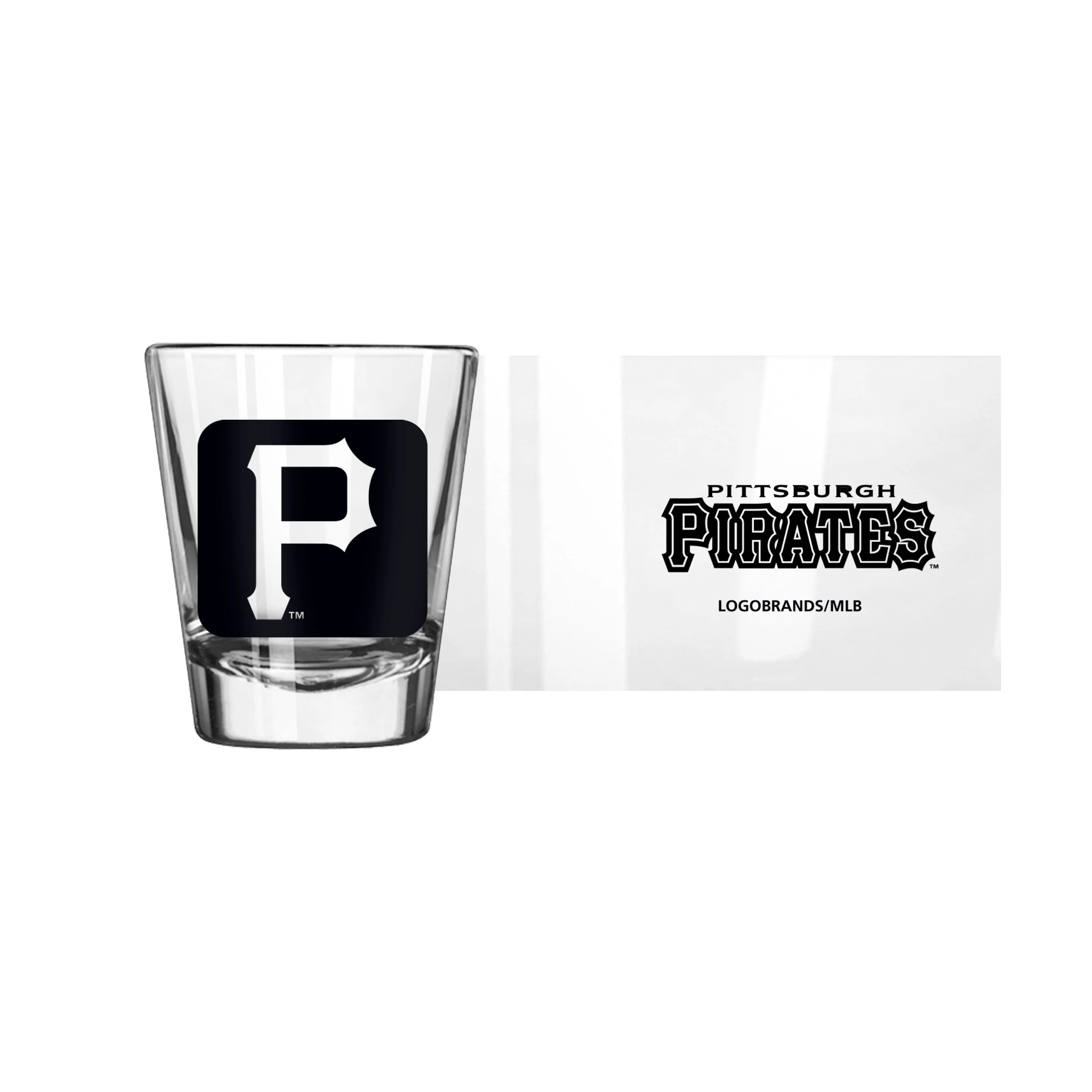 Pittsburgh Pirates 2oz Cube Shot Glass - Image 2