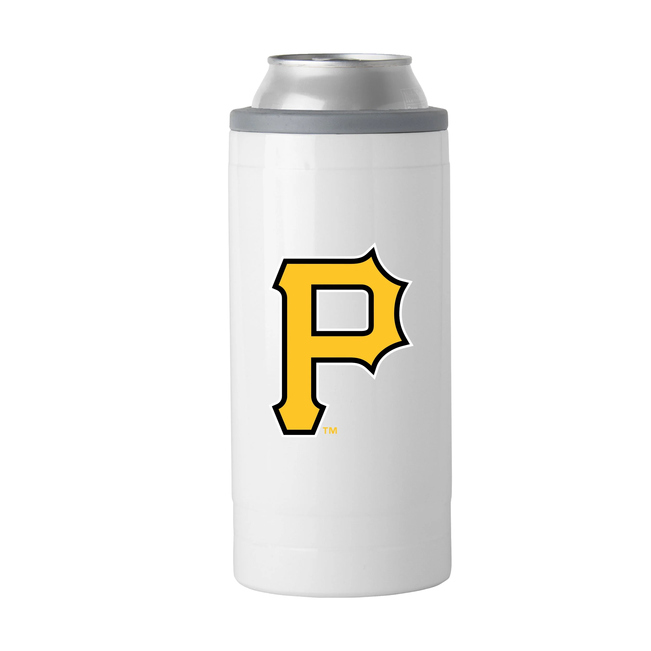 Pittsburgh Pirates Letterman 12 oz Slim Can Coolie - Image 2