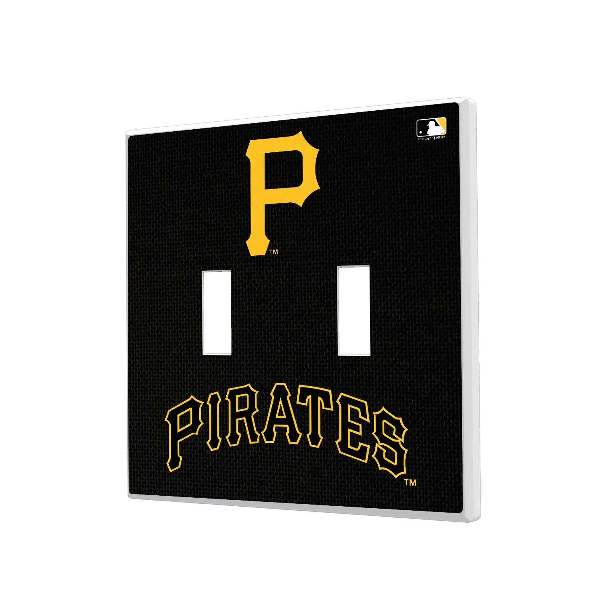 Pittsburgh Pirates Solid Hidden-Screw Light Switch Plate - Image 3