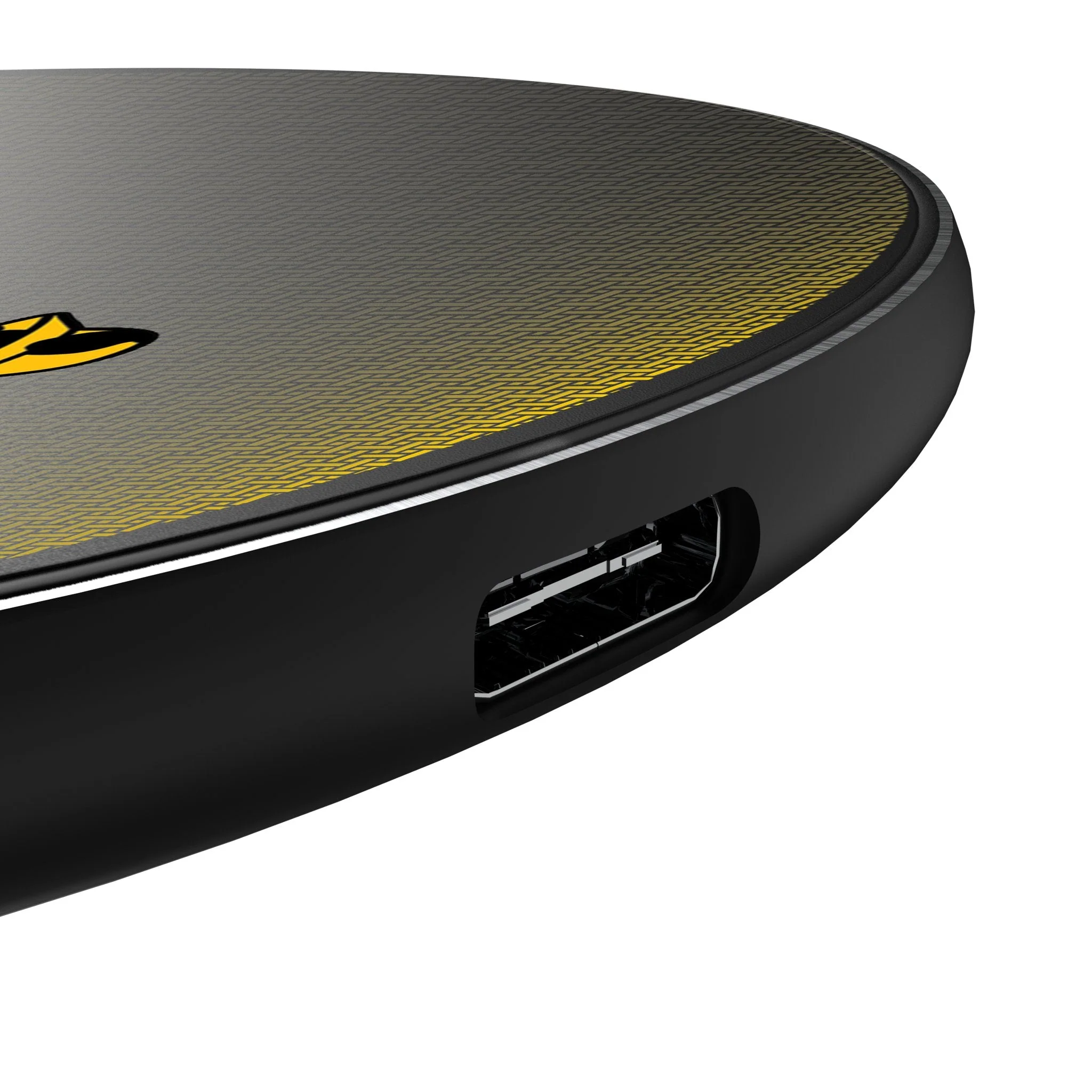 Pittsburgh Steelers 1961 Historic Collection Linen 15-Watt Wireless Charger - Image 3