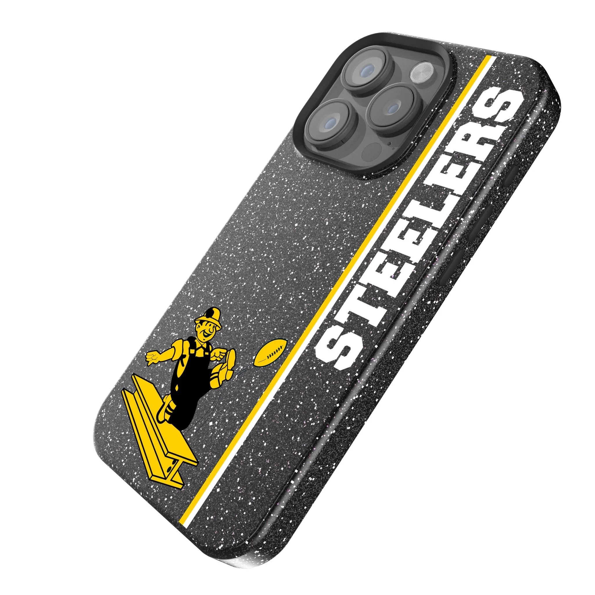 Pittsburgh Steelers 1961 Historic Collection Sidebar Bling Phone Case - Image 2