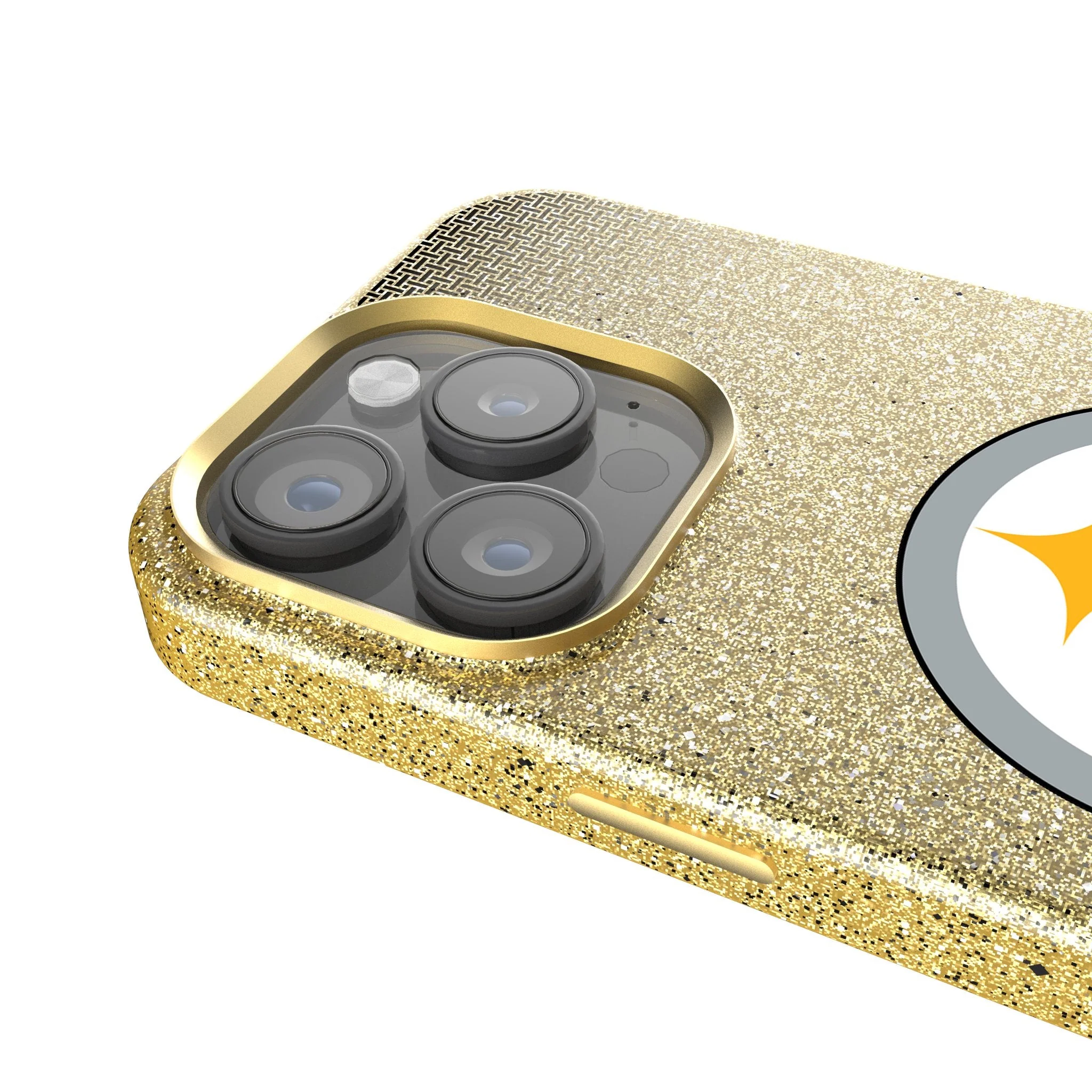 Pittsburgh Steelers Linen Bling Phone Case for Apple iPhone - Image 4