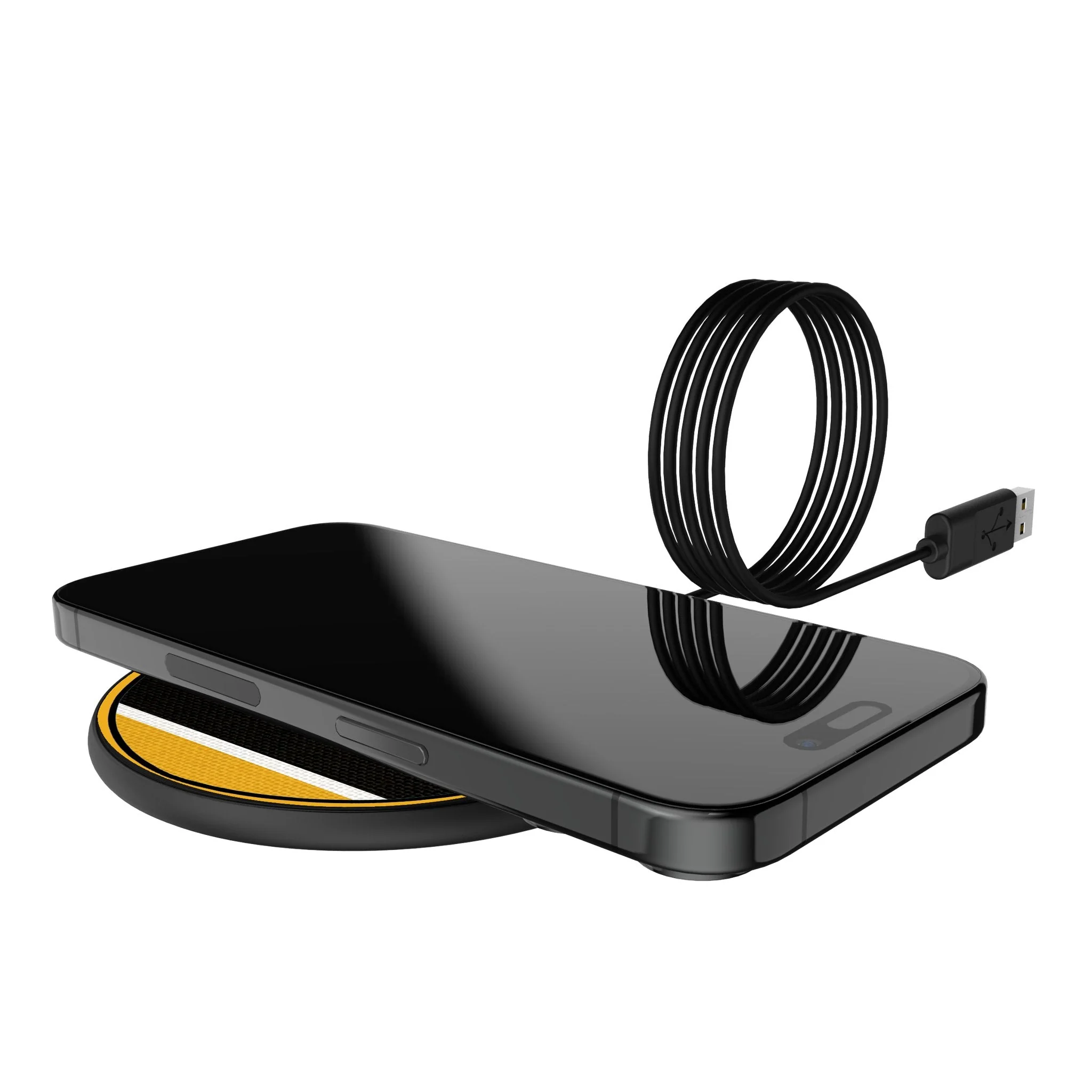 Pittsburgh Steelers Stripe 15-Watt Wireless Charger - Image 5