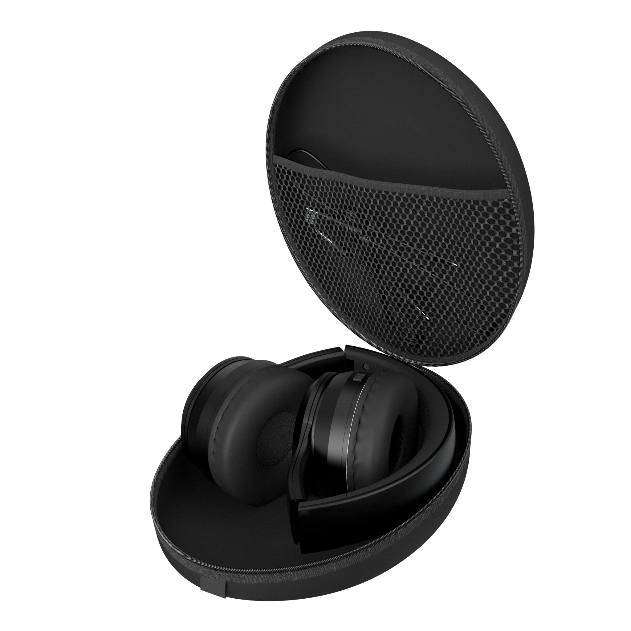 Princeton Tigers Stripe Wireless Over-Ear BT Headphones With Case - Image 2