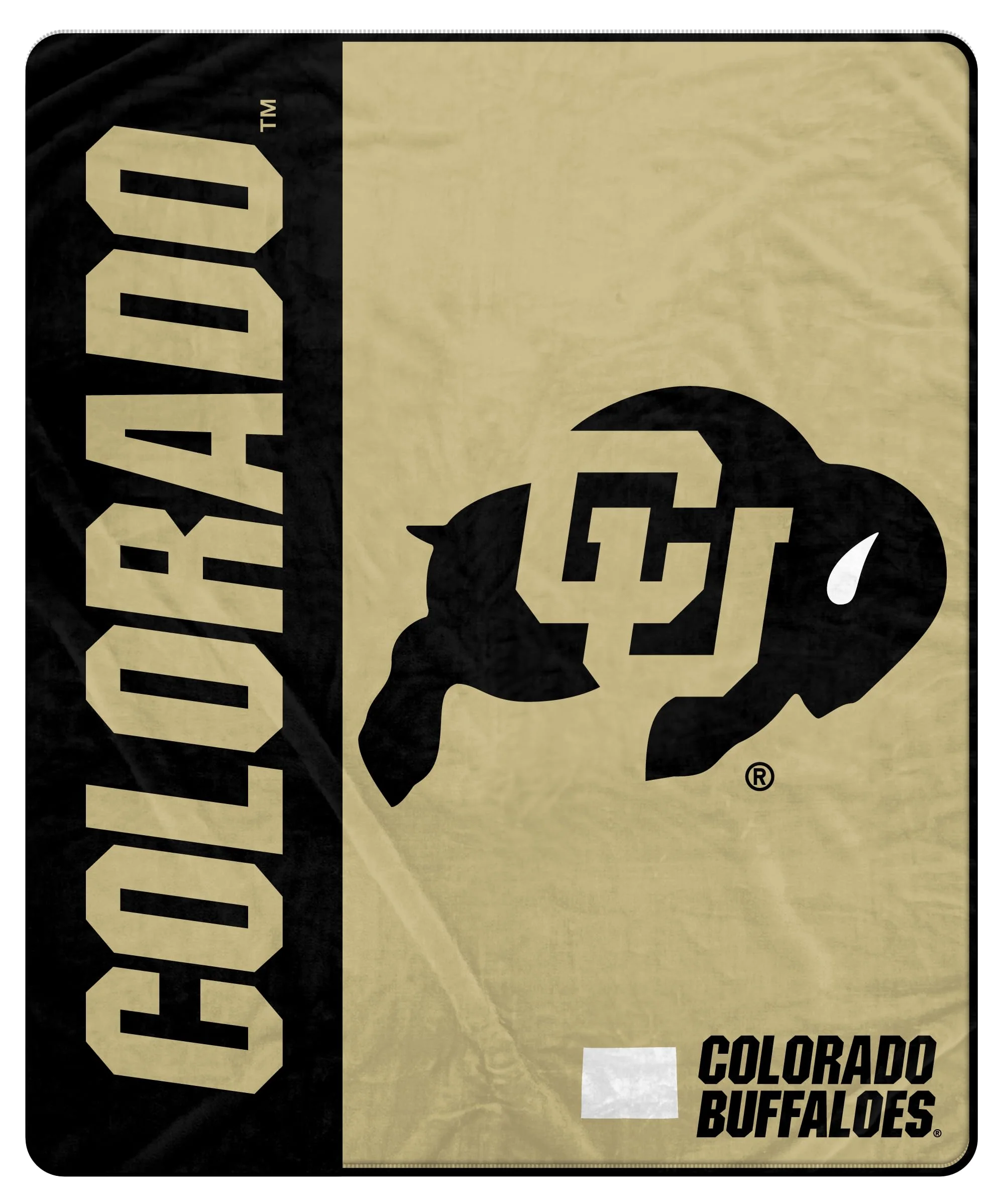 Proformance Home NCAA Colorado Buffaloes Endzone Ultra Soft Tailgate Throw