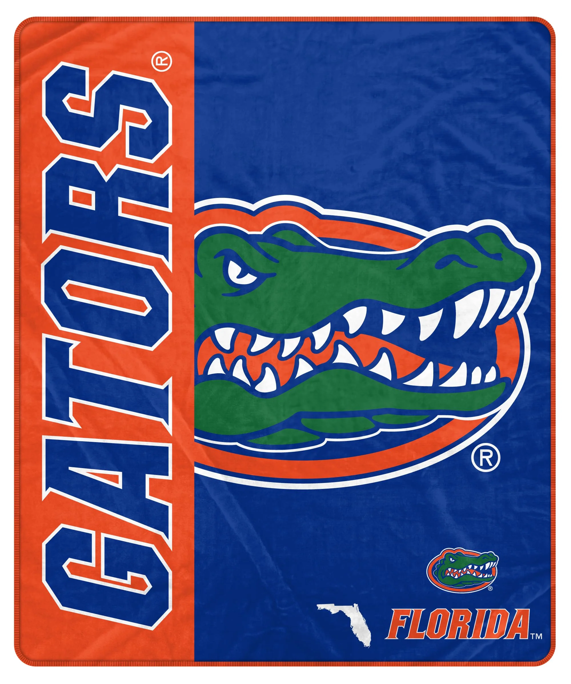 Proformance Home NCAA Florida Gators Endzone Ultra Soft Tailgate Throw