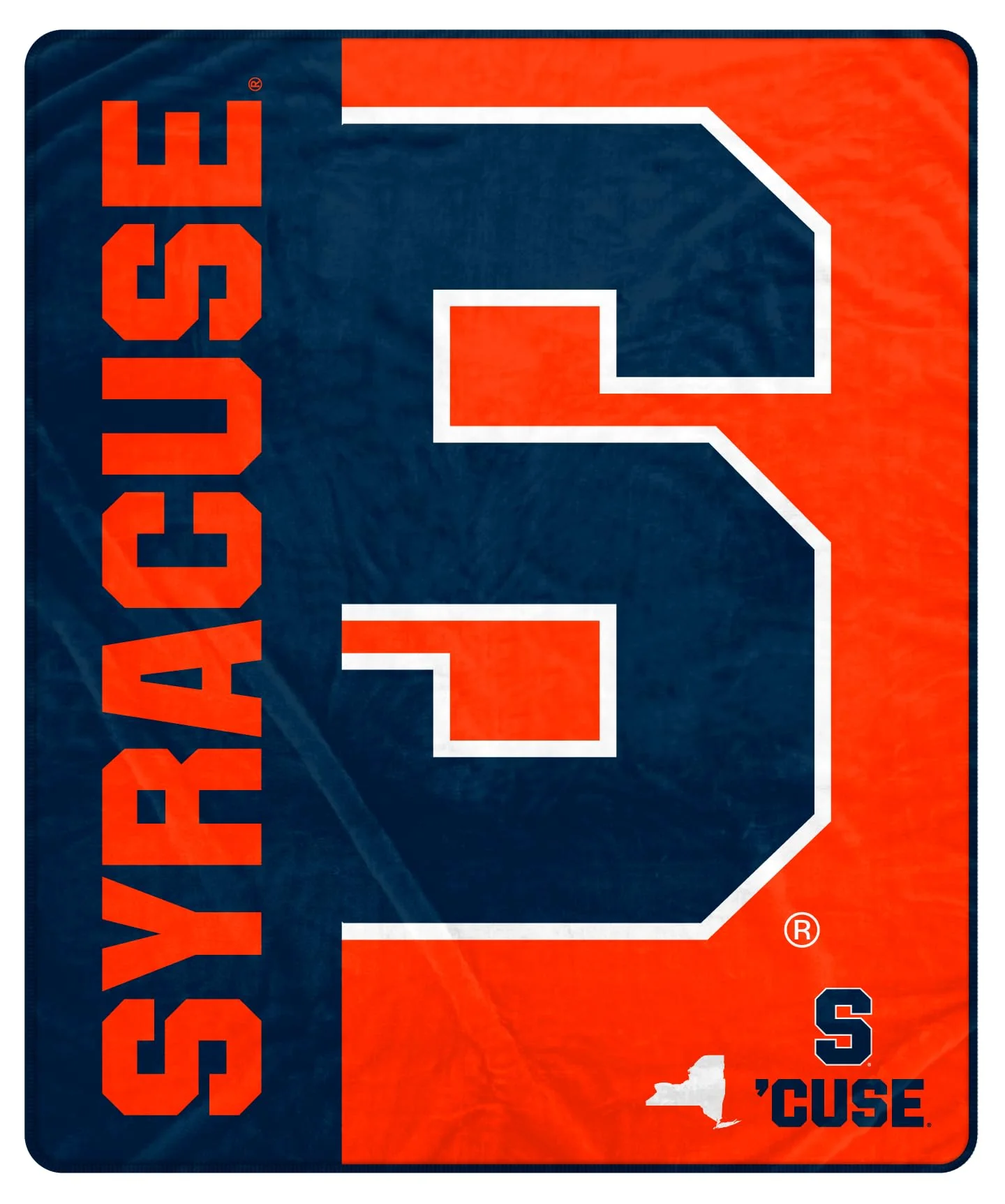 Proformance Home NCAA Syracuse Orange Endzone Ultra Soft Tailgate Throw