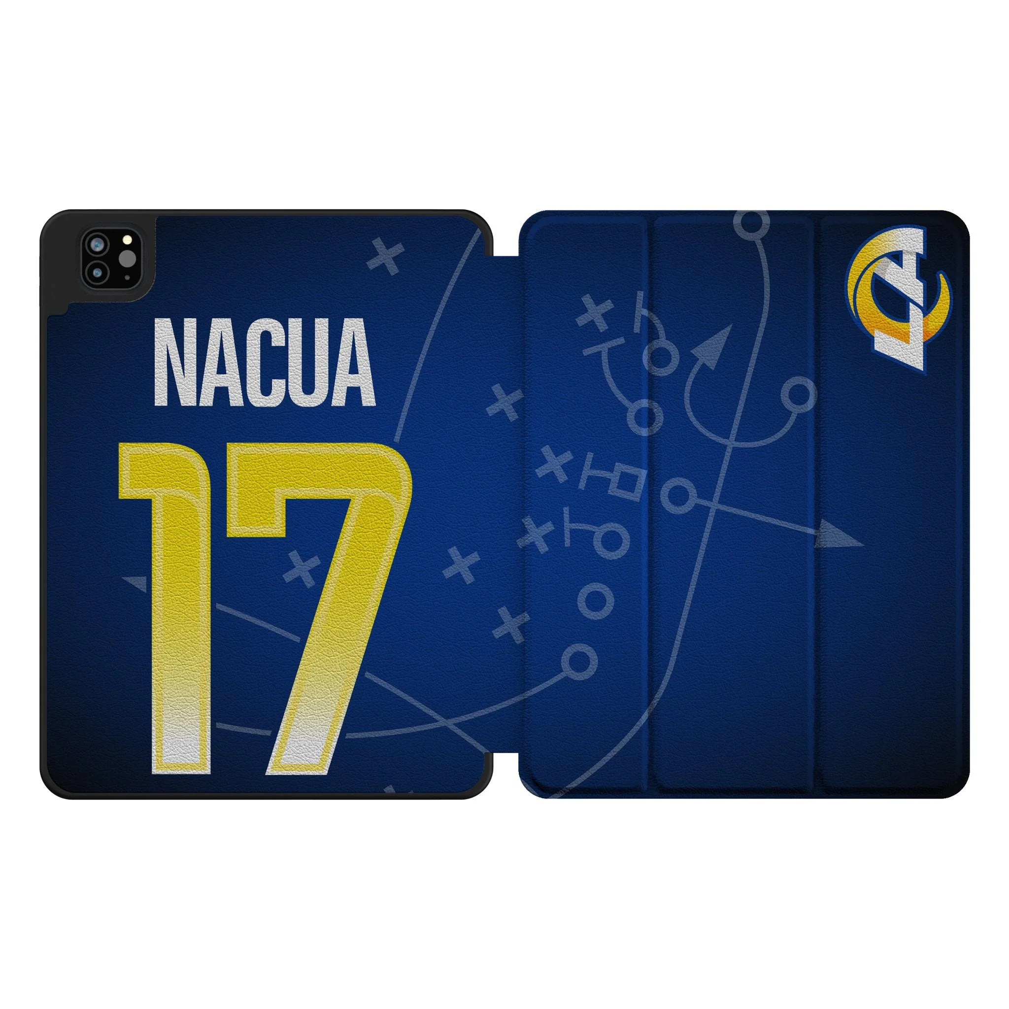 Puka Nacua Los Angeles Rams 17 Game Tactic Tablet Case for Apple iPad
