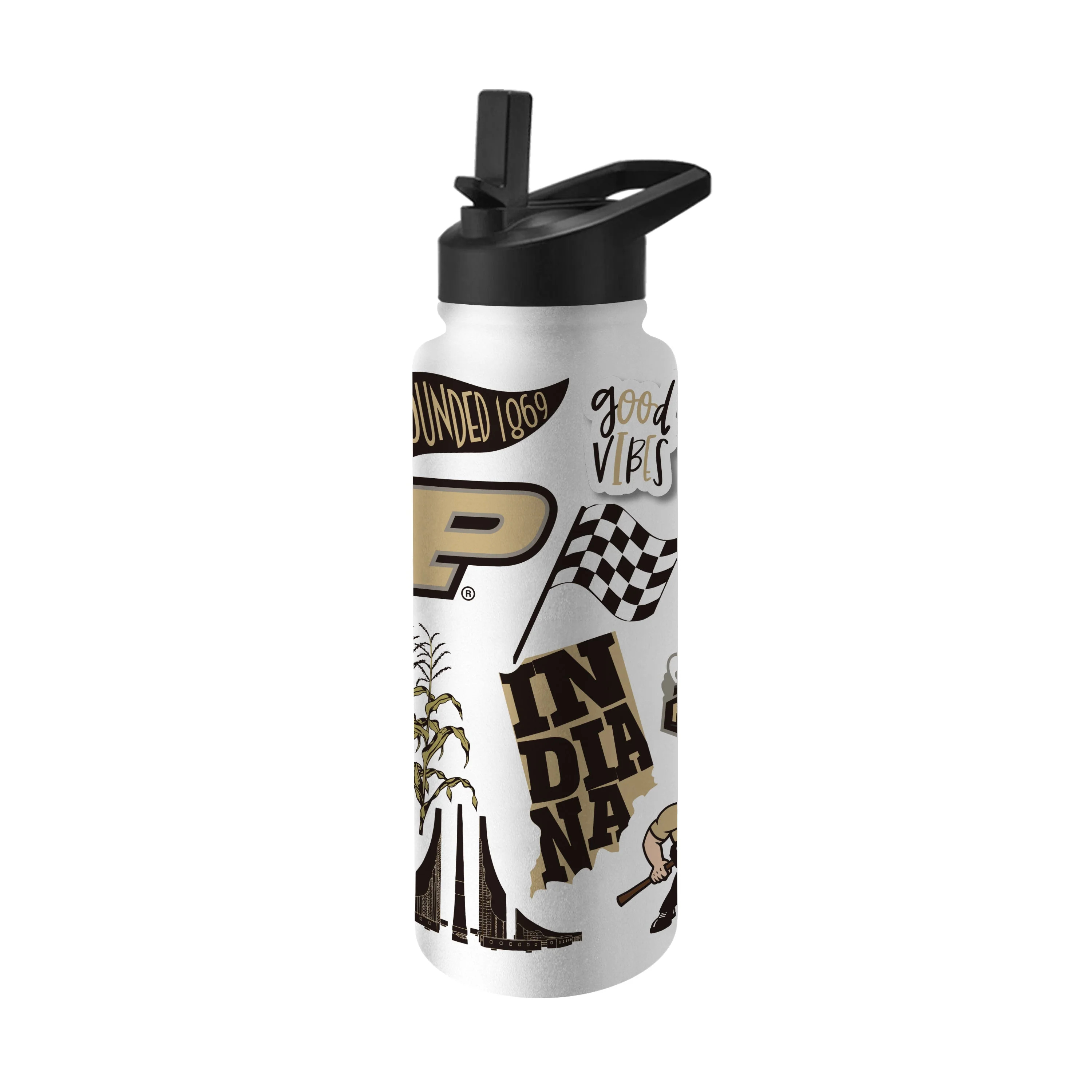 Purdue 34oz Native Quencher Bottle