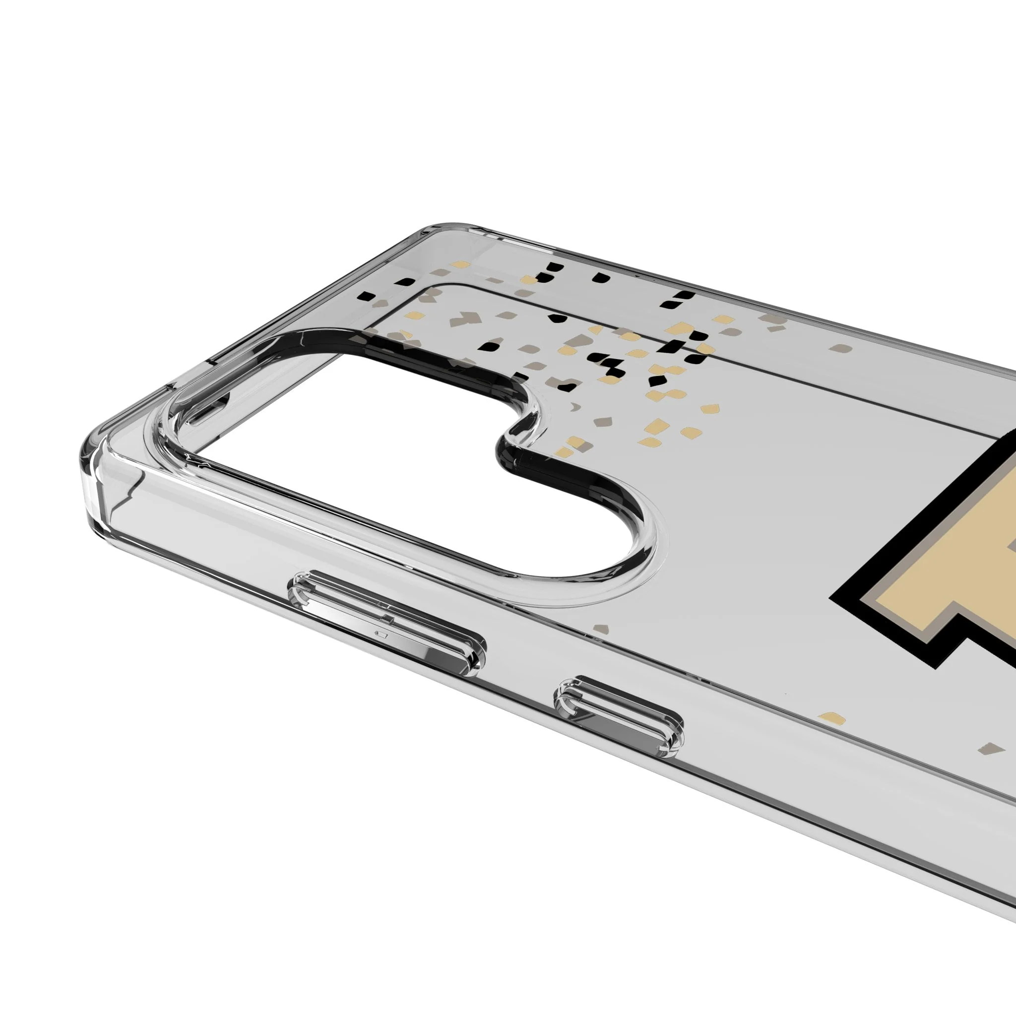 Purdue University Boilermakers Confetti Clear Phone Case for Samsung Galaxy - Image 3