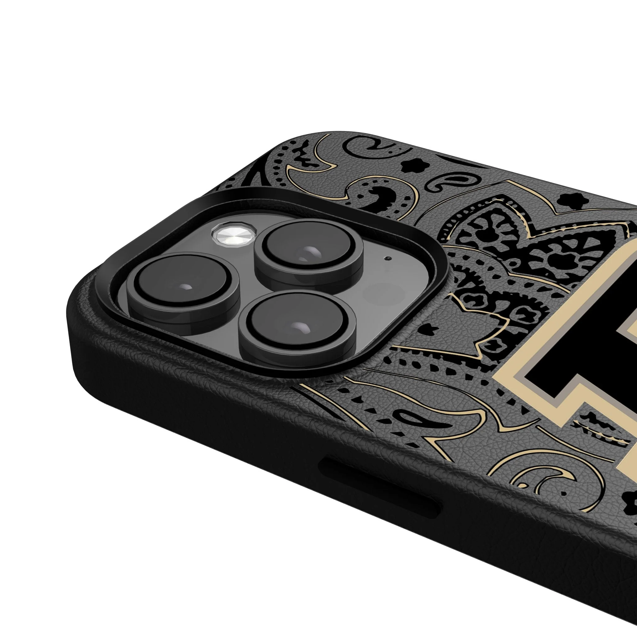 Purdue University Boilermakers Paisley MagSafe Compatible Phone Case for Apple iPhone - Image 4